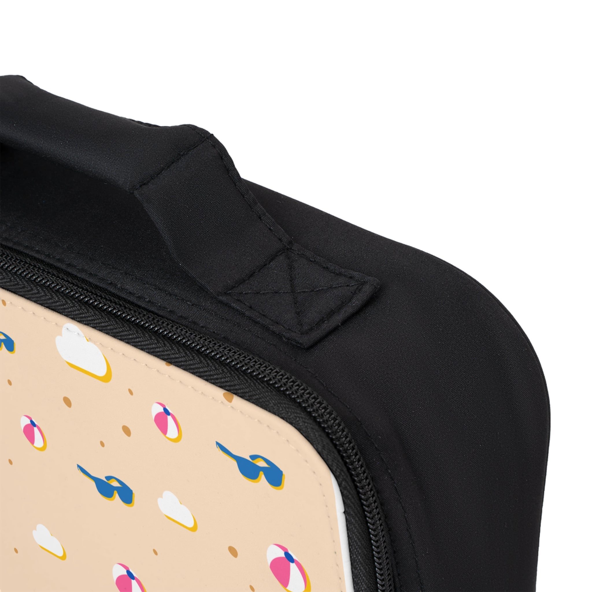 Summer Vibes Lunch Bag, Beach Theme Bag, Insulated Lunch Tote, Kid's Lunchbox, Fun Picnic Bag, Cute Food Carrier