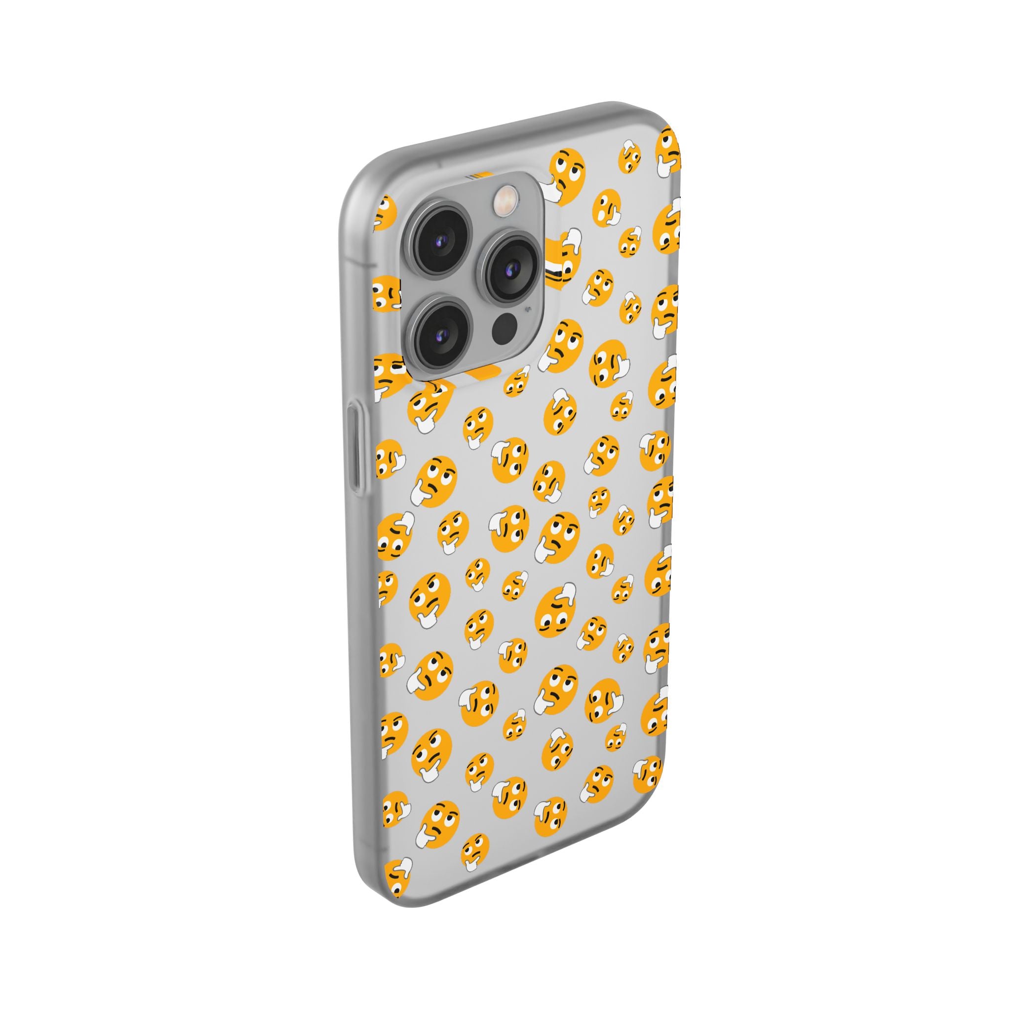 Cheerful Emoji Phone Cases, Cute Flexi Cases for iPhone, Fun Cell Phone Accessories, Gift for Teens, Birthday Party Favor