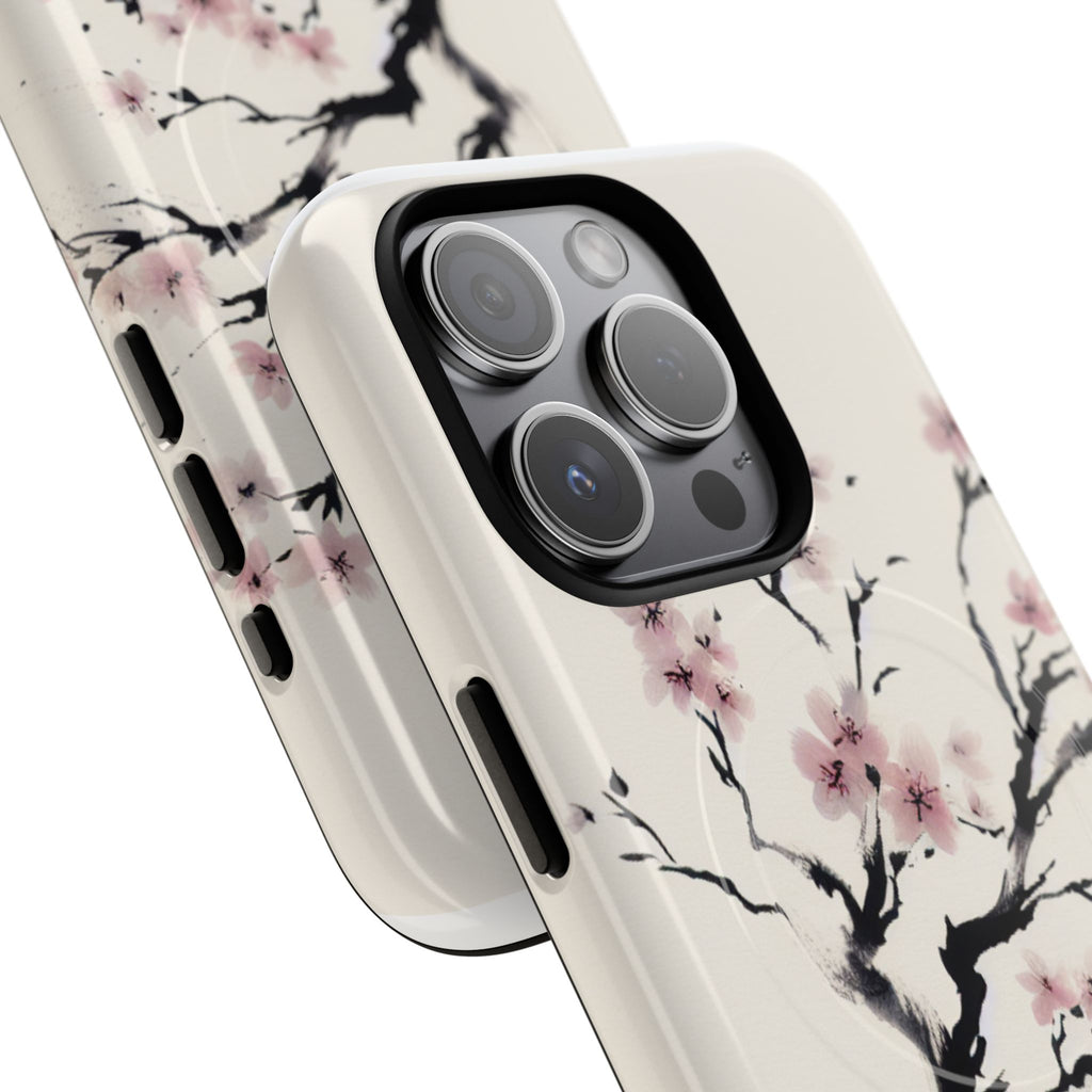 Cherry Blossom Tough Case, Floral Phone Cover, Protective Phone Case, Spring Gift, Unique Cell Phone Case