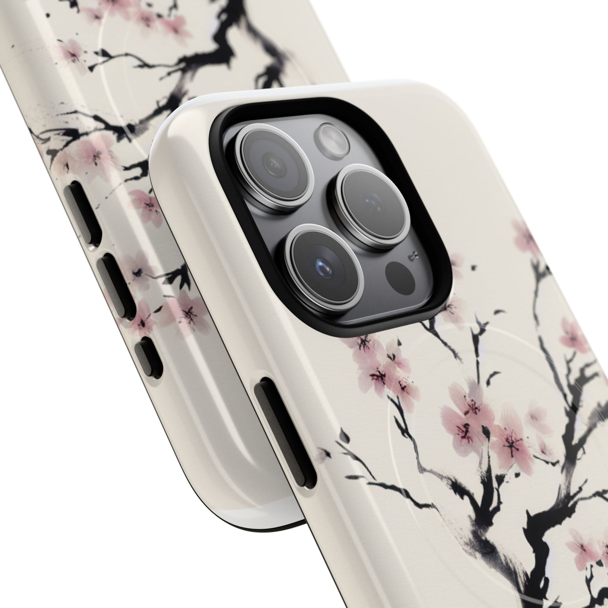 Cherry Blossom Tough Case, Floral Phone Cover, Protective Phone Case, Spring Gift, Unique Cell Phone Case