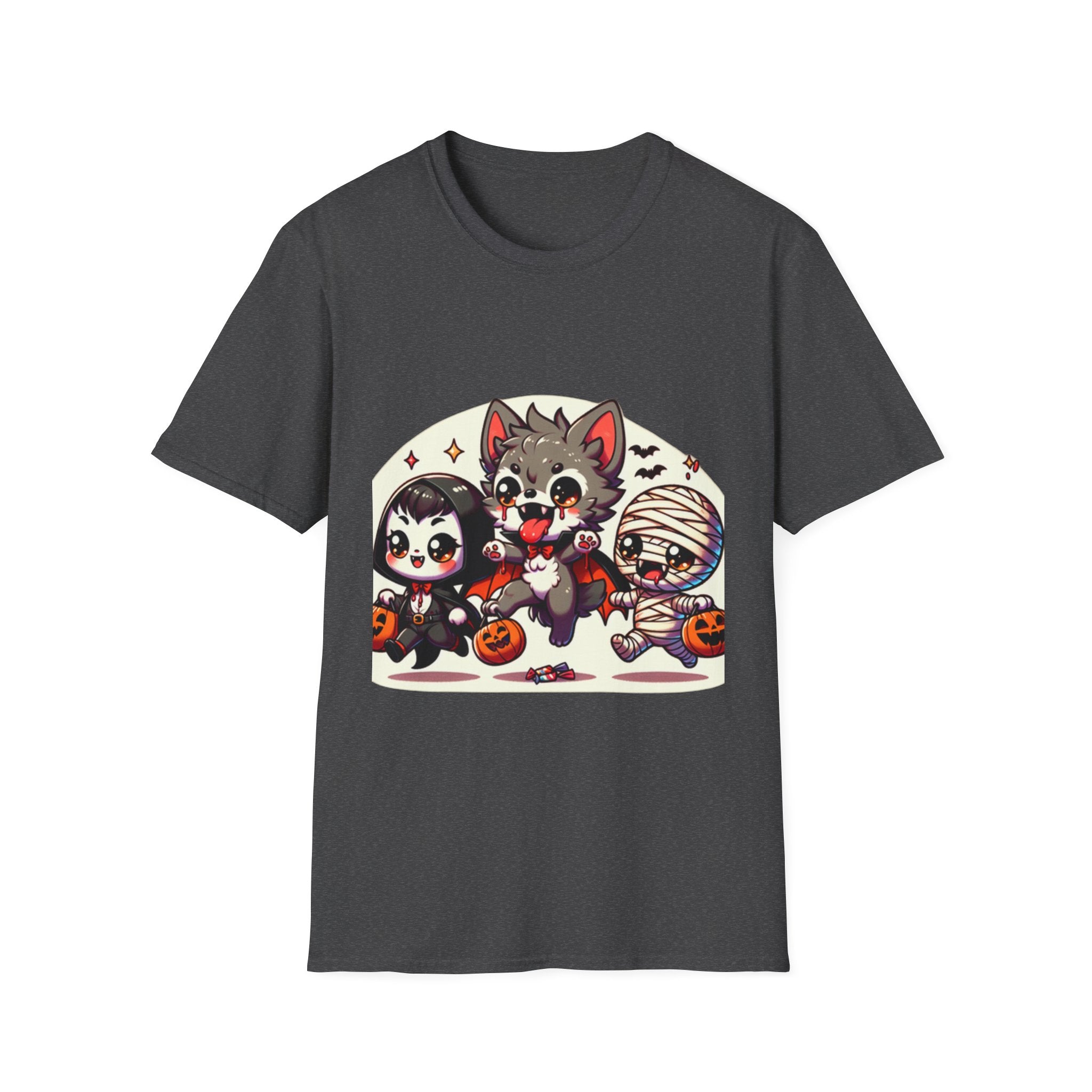 Cute Halloween Kids T-Shirt, Unisex Tee for Fall Festivals, Trick or Treat, Costume Party, Gift Idea