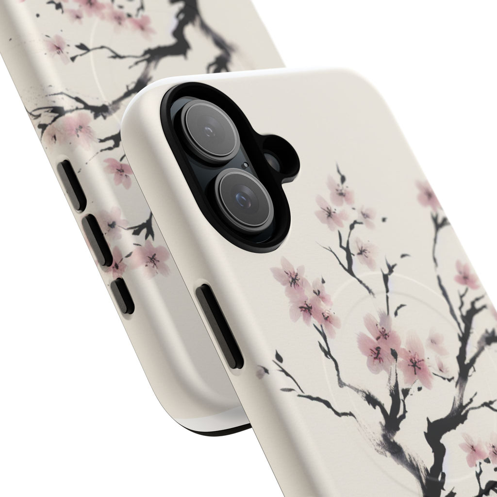 Cherry Blossom Tough Case, Floral Phone Cover, Protective Phone Case, Spring Gift, Unique Cell Phone Case