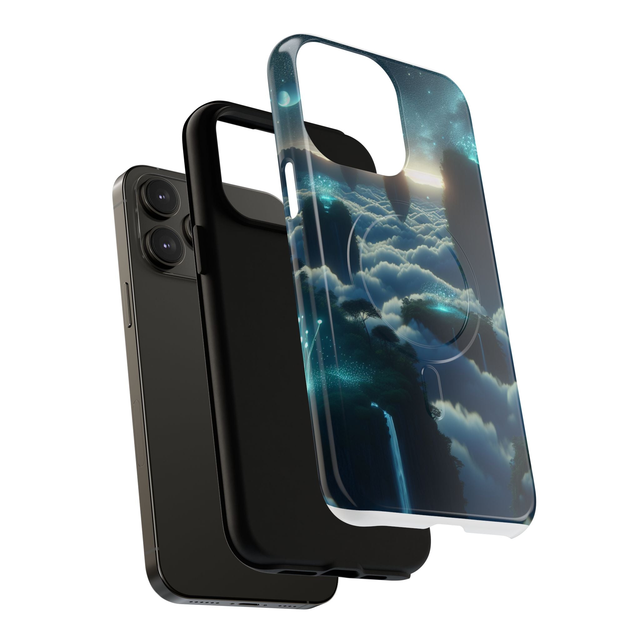 Dreamy Landscape Magnetic Phone Case, Tough Armor Cover, Cosmic Gift, Aesthetic Case for Cell Phones, Unique Phone Accessory