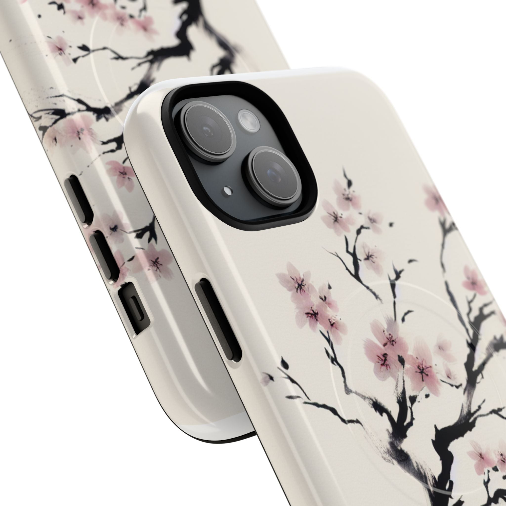 Cherry Blossom Tough Case, Floral Phone Cover, Protective Phone Case, Spring Gift, Unique Cell Phone Case