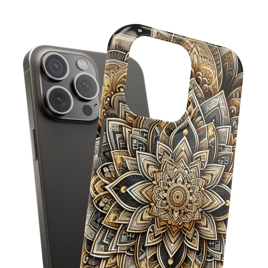 Ornate Mandala Phone Case | Boho Slim Cases for iPhone | Unique Art Gifts | Trendy Phone Accessories | Ideal for Her | Birthday & Holidays