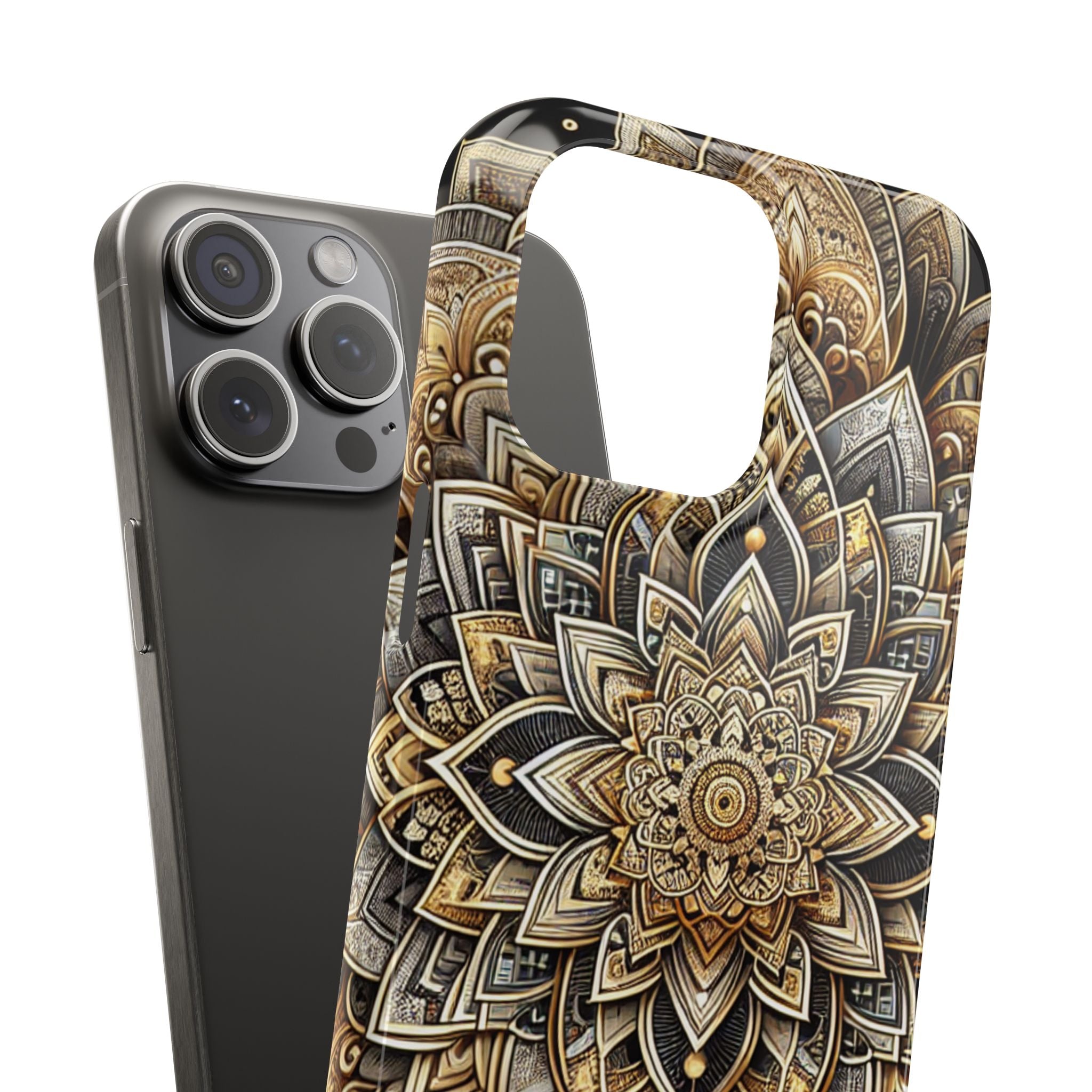 Ornate Mandala Phone Case | Boho Slim Cases for iPhone | Unique Art Gifts | Trendy Phone Accessories | Ideal for Her | Birthday & Holidays