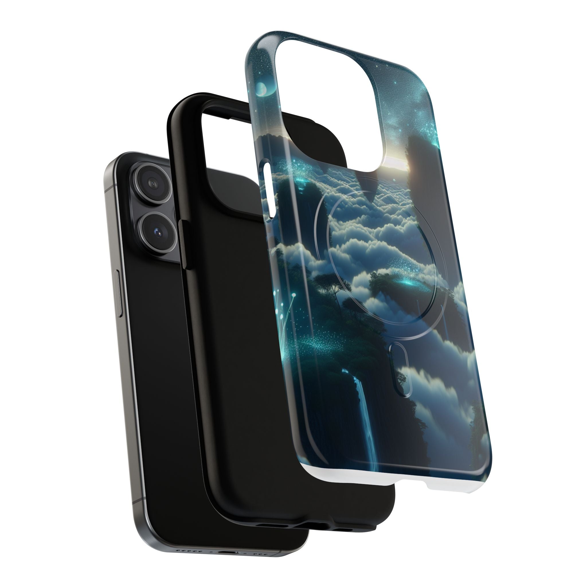 Dreamy Landscape Magnetic Phone Case, Tough Armor Cover, Cosmic Gift, Aesthetic Case for Cell Phones, Unique Phone Accessory