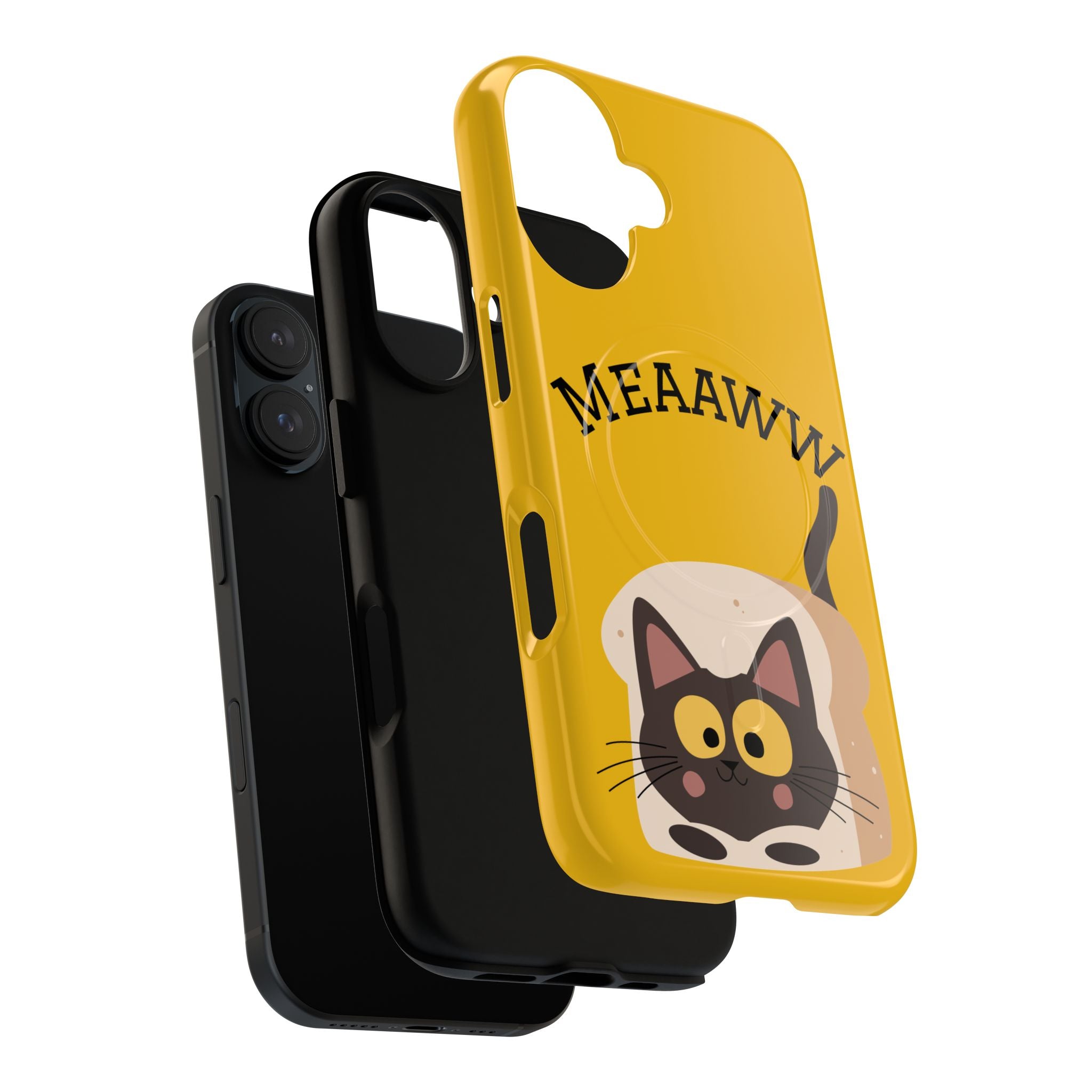 Funny Cat Phone Case for Pet Lovers, Tough Magnetic Cases, Cute Cat Accessory, Gift for Cat Owners, Unique Cat Themed Gift