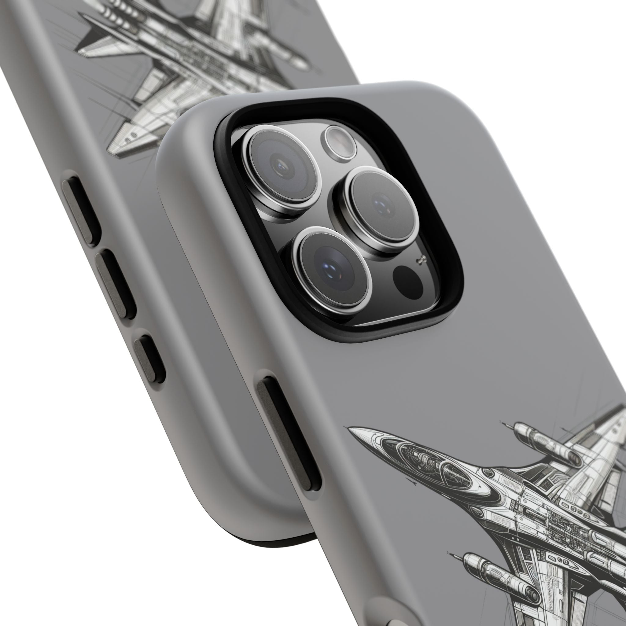 Tough Cases - Airplane Phone Case, Fighter Jet Design, Gift for Aviation Lovers, Durable Protection, Cool Tech Accessories