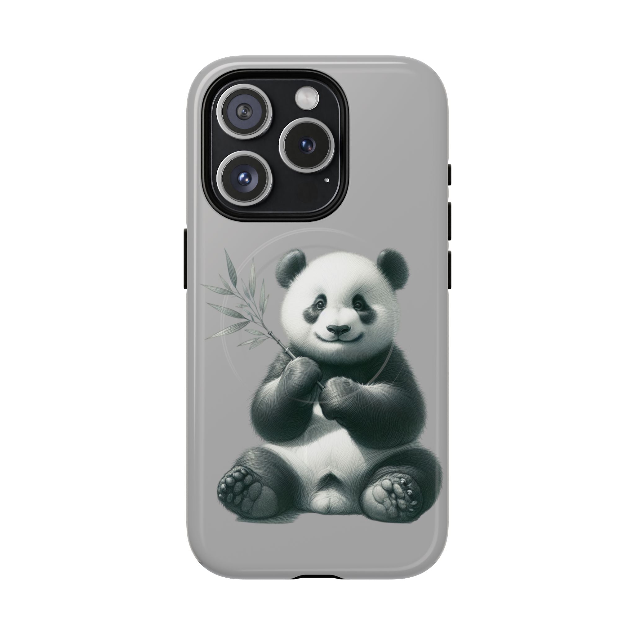 Cute Panda Magnetic Phone Case, Durable Phone Cover, Gift for Animal Lovers, Cute Phone Accessory, Stylish Protection Case