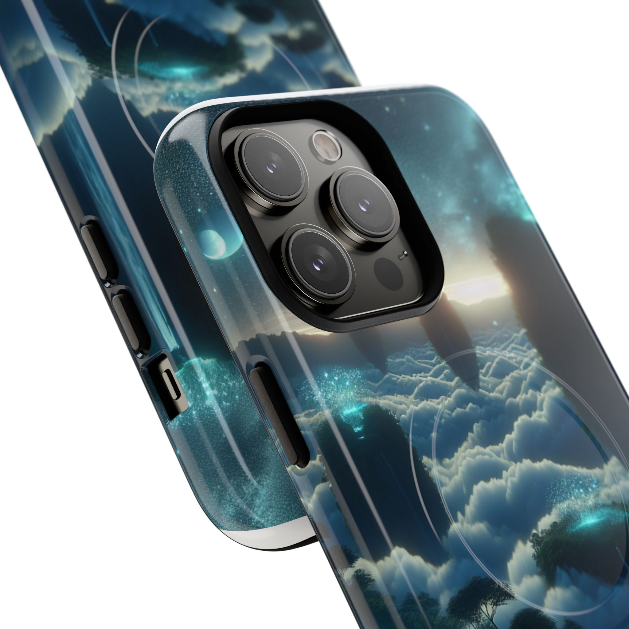 Dreamy Landscape Magnetic Phone Case, Tough Armor Cover, Cosmic Gift, Aesthetic Case for Cell Phones, Unique Phone Accessory