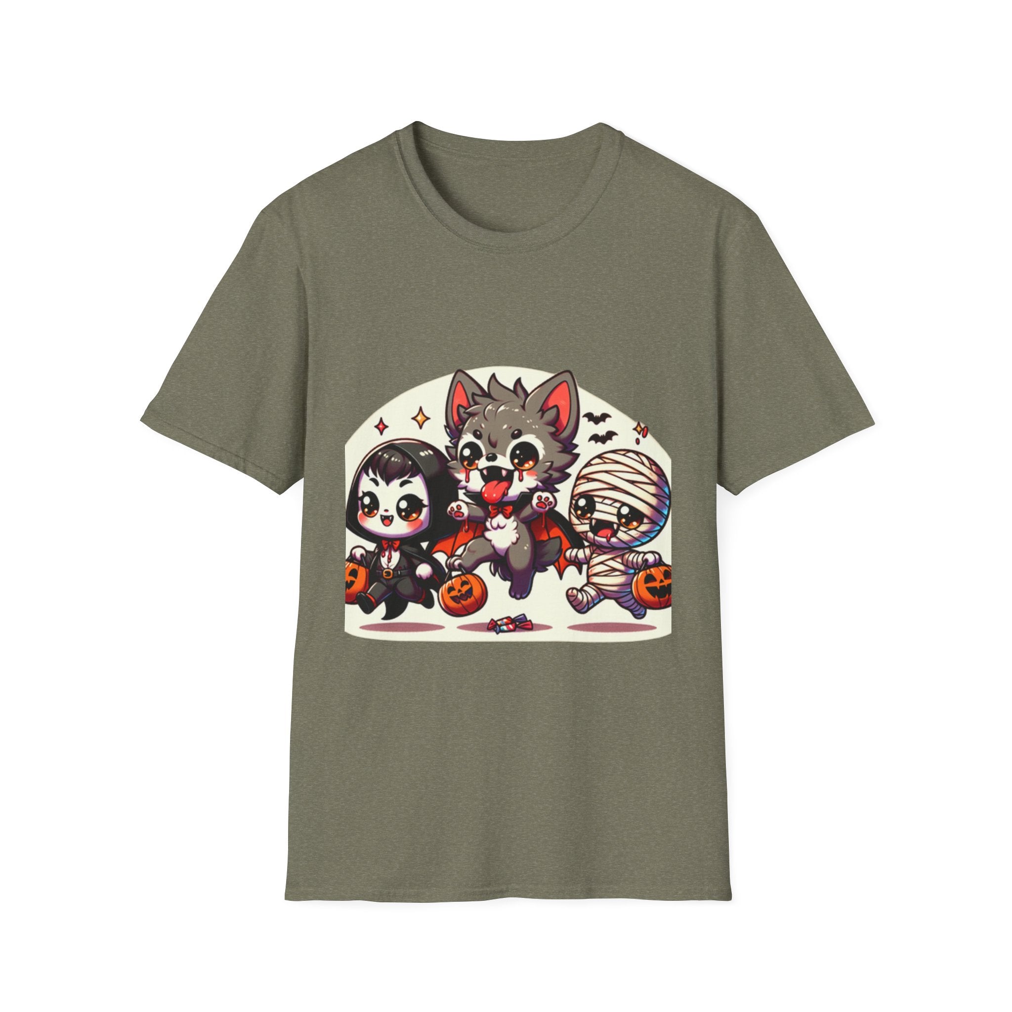 Cute Halloween Kids T-Shirt, Unisex Tee for Fall Festivals, Trick or Treat, Costume Party, Gift Idea