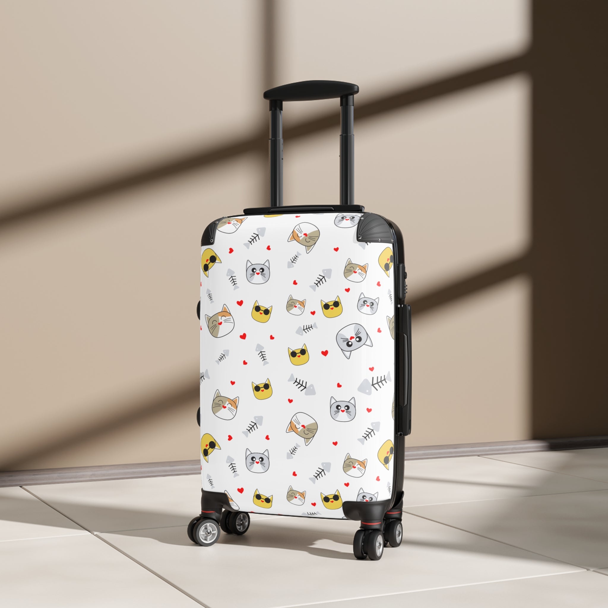 Whimsical Cat Suitcase - Cute Pet Travel Luggage, Travel Gear for Cat Lovers, Unique Baggage, Vacation Essentials, Gifts for Animal [...]