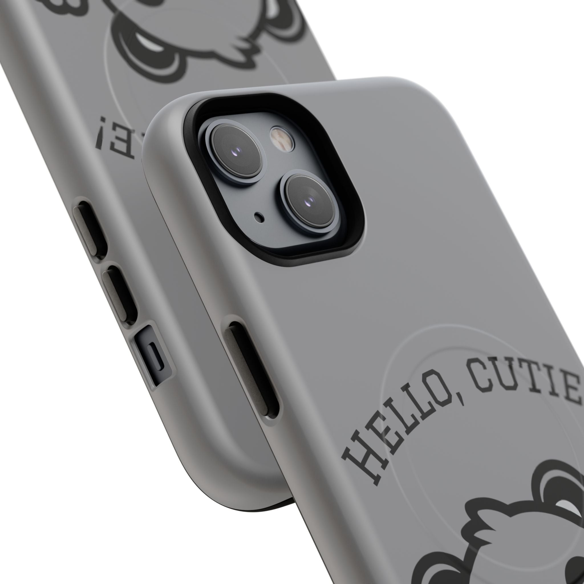 Cute Panda Phone Case, Tough Magnetic Cases for iPhone, Hello Cutie Design, Fun Gift for Kids, Unique Tech Accessories