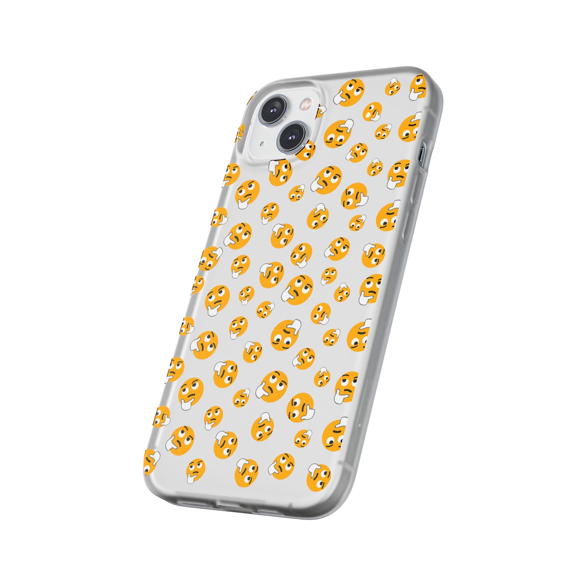 Cheerful Emoji Phone Cases, Cute Flexi Cases for iPhone, Fun Cell Phone Accessories, Gift for Teens, Birthday Party Favor
