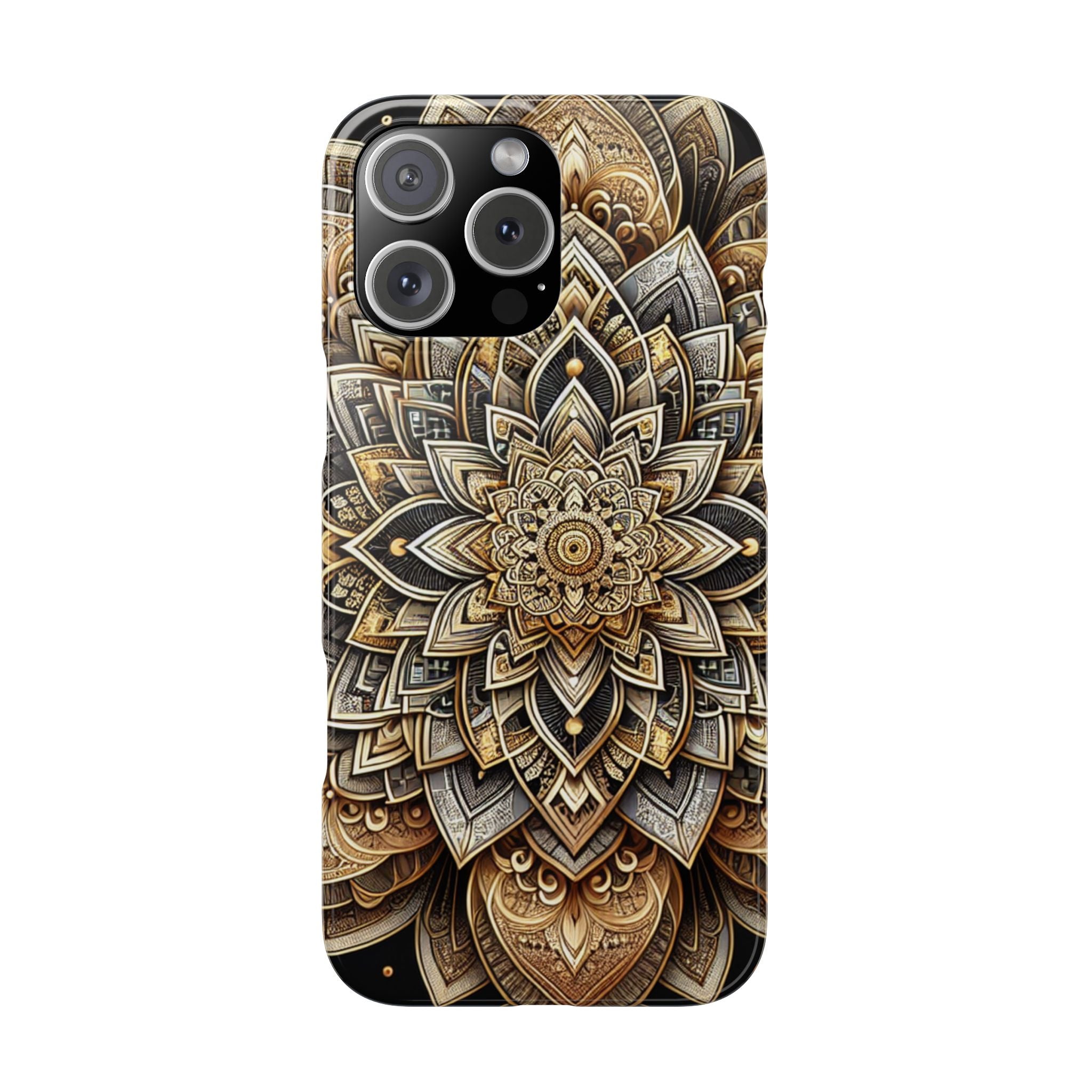 Ornate Mandala Phone Case | Boho Slim Cases for iPhone | Unique Art Gifts | Trendy Phone Accessories | Ideal for Her | Birthday & Holidays