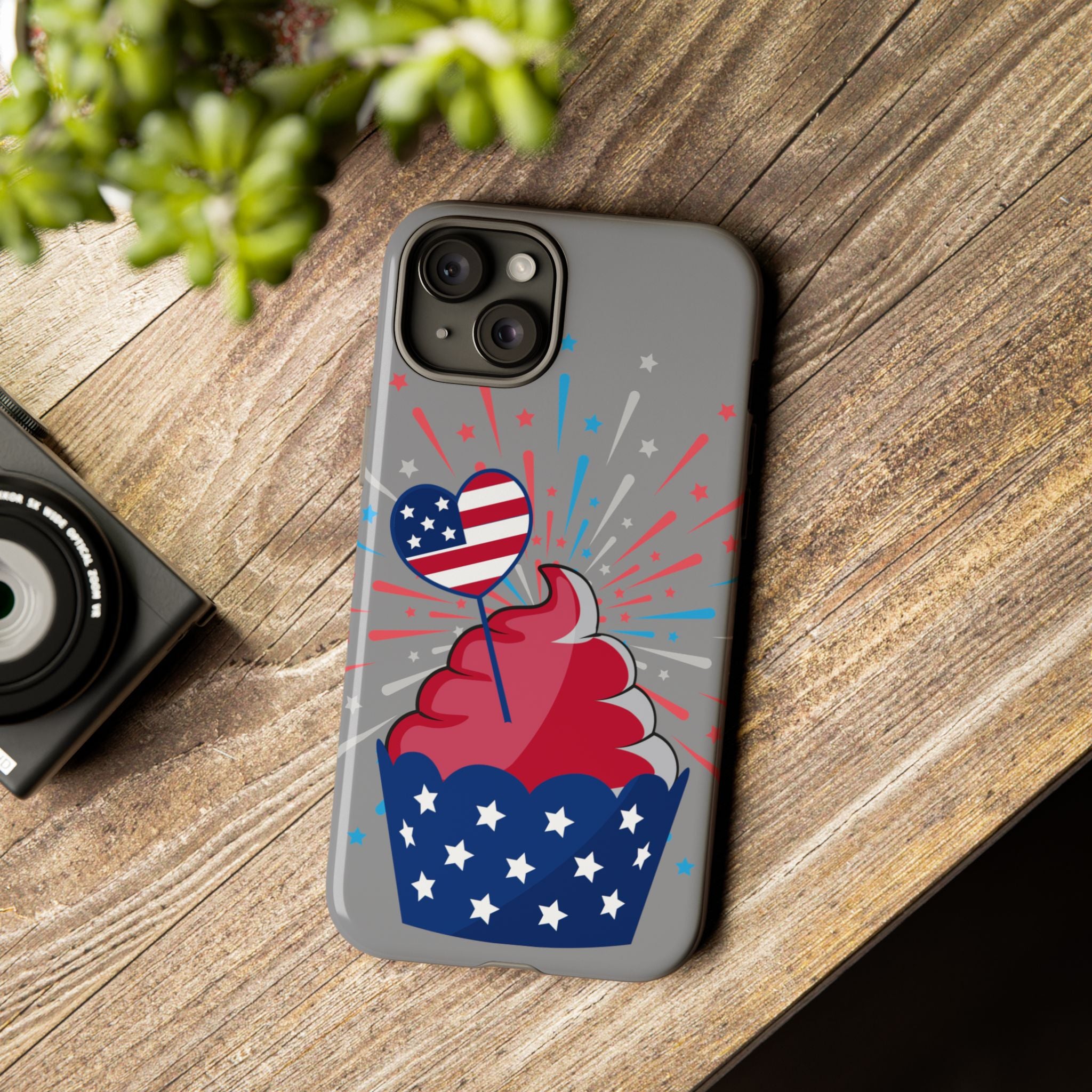 Patriotic Phone Case - Tough Cases, Independence Day Decor, July 4th Gift, Star-Spangled Design, Independence Celebration Accessory