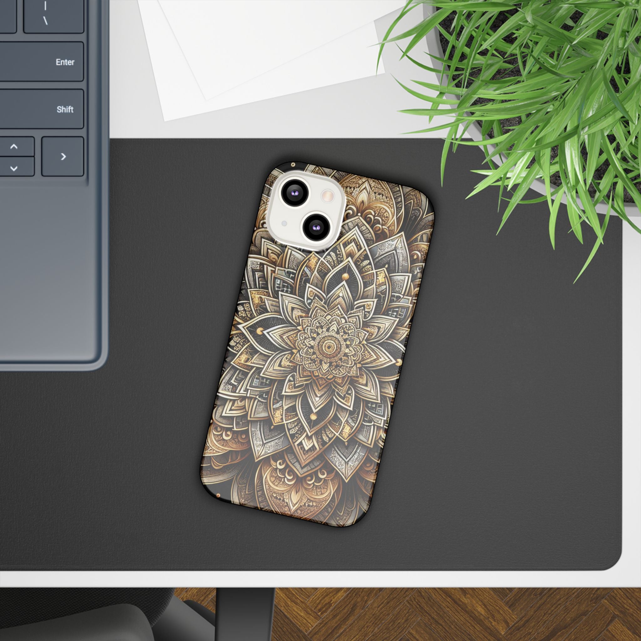 Ornate Mandala Phone Case | Boho Slim Cases for iPhone | Unique Art Gifts | Trendy Phone Accessories | Ideal for Her | Birthday & Holidays
