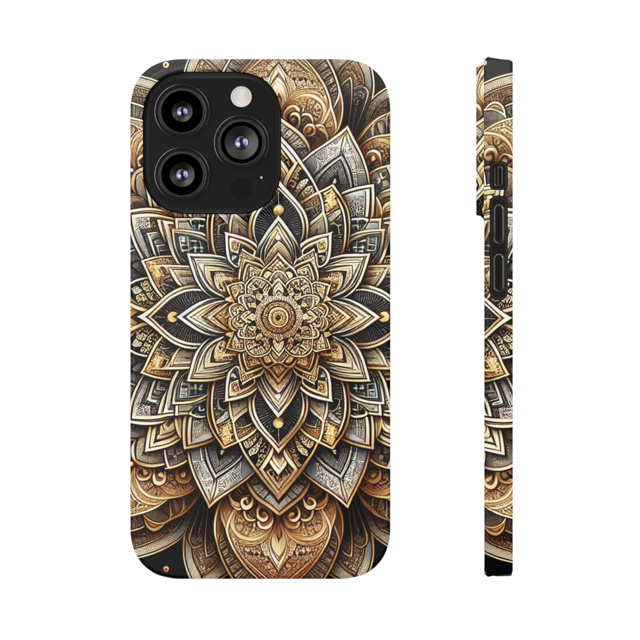 Ornate Mandala Phone Case | Boho Slim Cases for iPhone | Unique Art Gifts | Trendy Phone Accessories | Ideal for Her | Birthday & Holidays