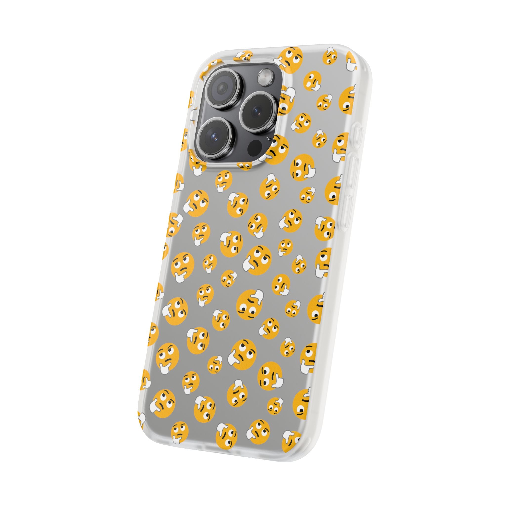 Cheerful Emoji Phone Cases, Cute Flexi Cases for iPhone, Fun Cell Phone Accessories, Gift for Teens, Birthday Party Favor