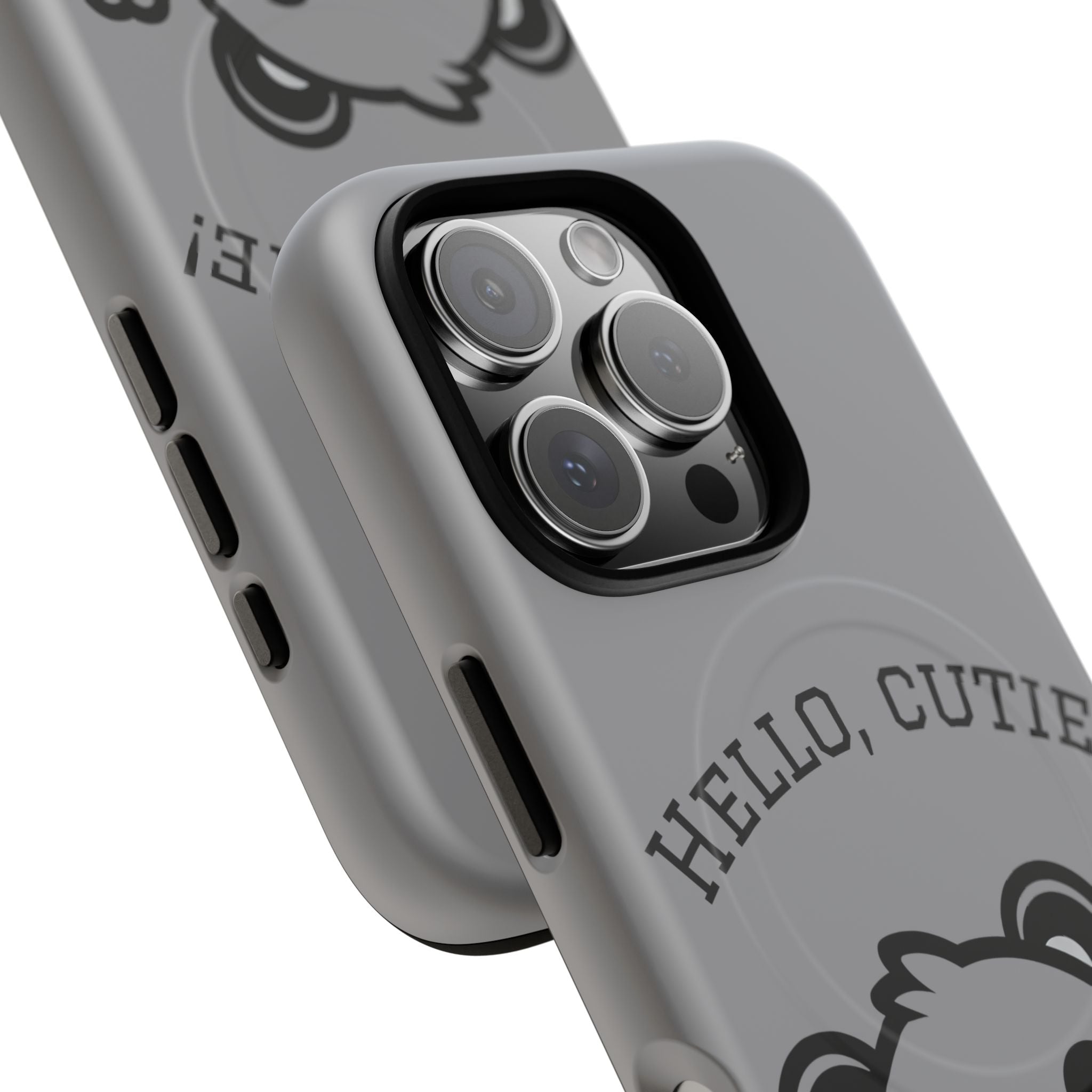 Cute Panda Phone Case, Tough Magnetic Cases for iPhone, Hello Cutie Design, Fun Gift for Kids, Unique Tech Accessories