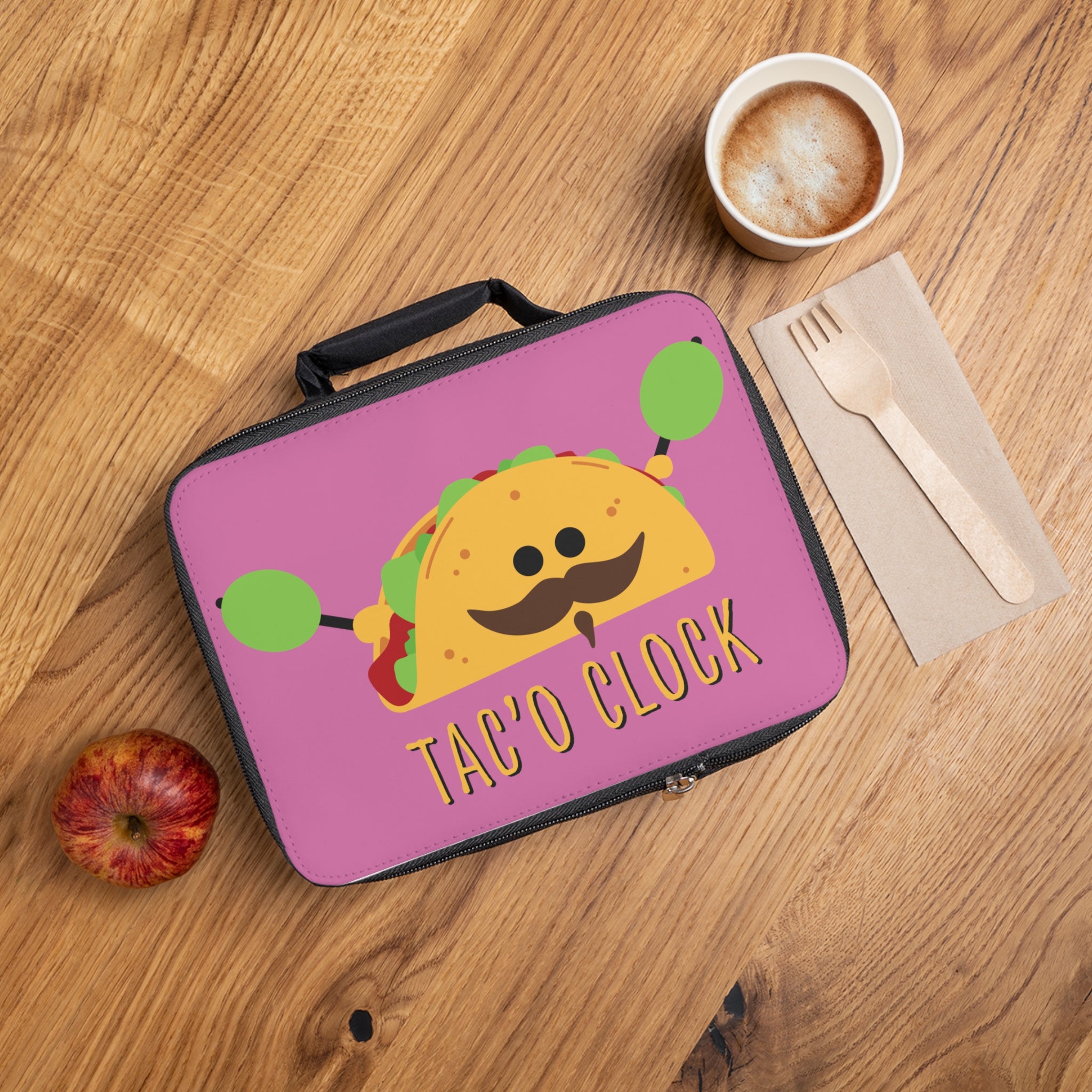 Taco Lunch Bag - Funny Insulated Lunch Tote, Perfect for Work, School, Foodie Gifts, Kids, Picnics