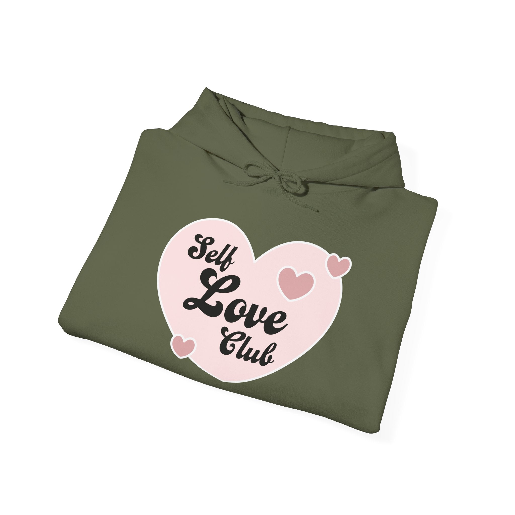 Self Love Club Hoodie, Unisex Sweatshirt, Cozy Hooded Sweatshirt, Perfect for Self-Care, Valentine's Day Gift, Comfort Wear