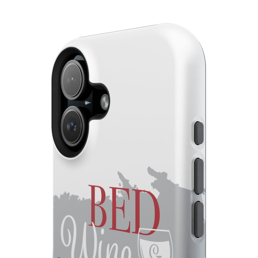 Wine & Blue Phone Case, Impact-Resistant Cellphone Cover, Gift for Wine Lovers, Fun Accessory for Celebrations, Stylish Protection