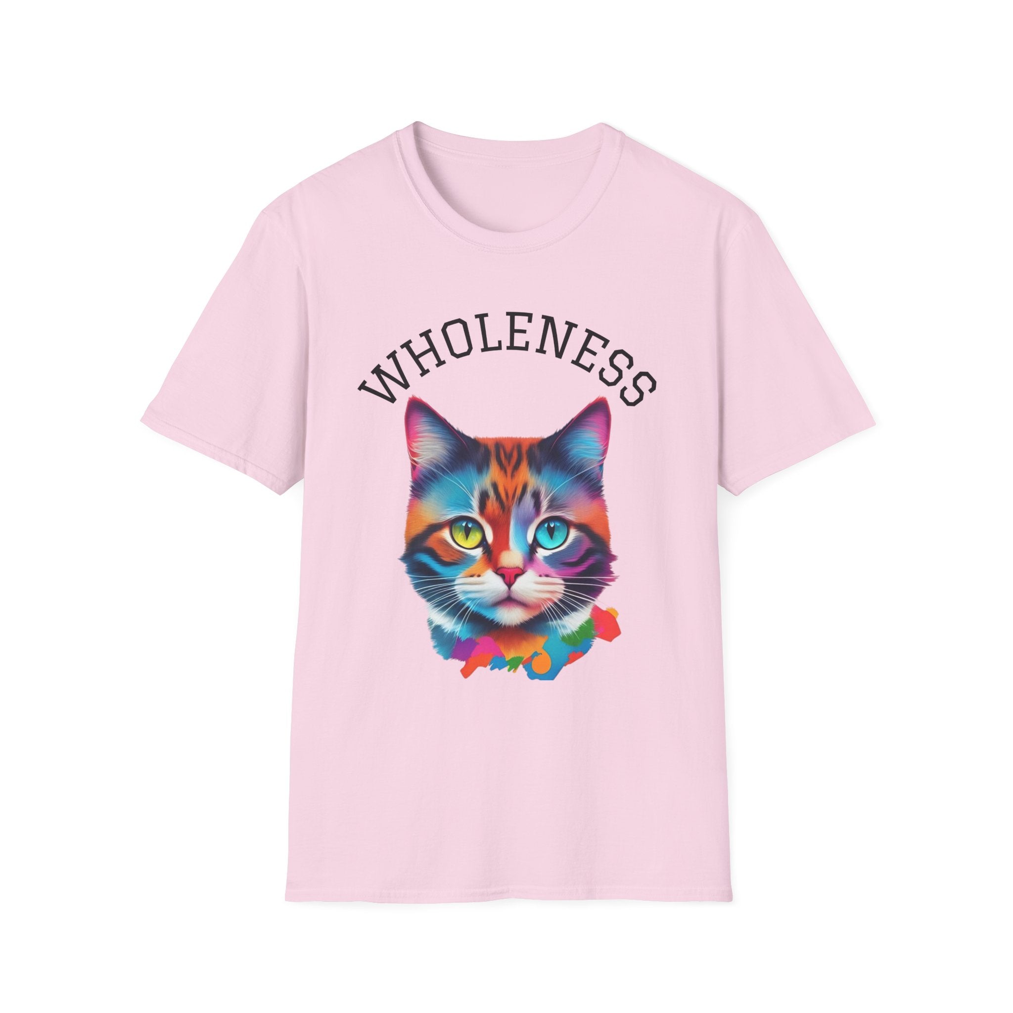 Colorful Cat Wholeness Unisex Softstyle T-Shirt