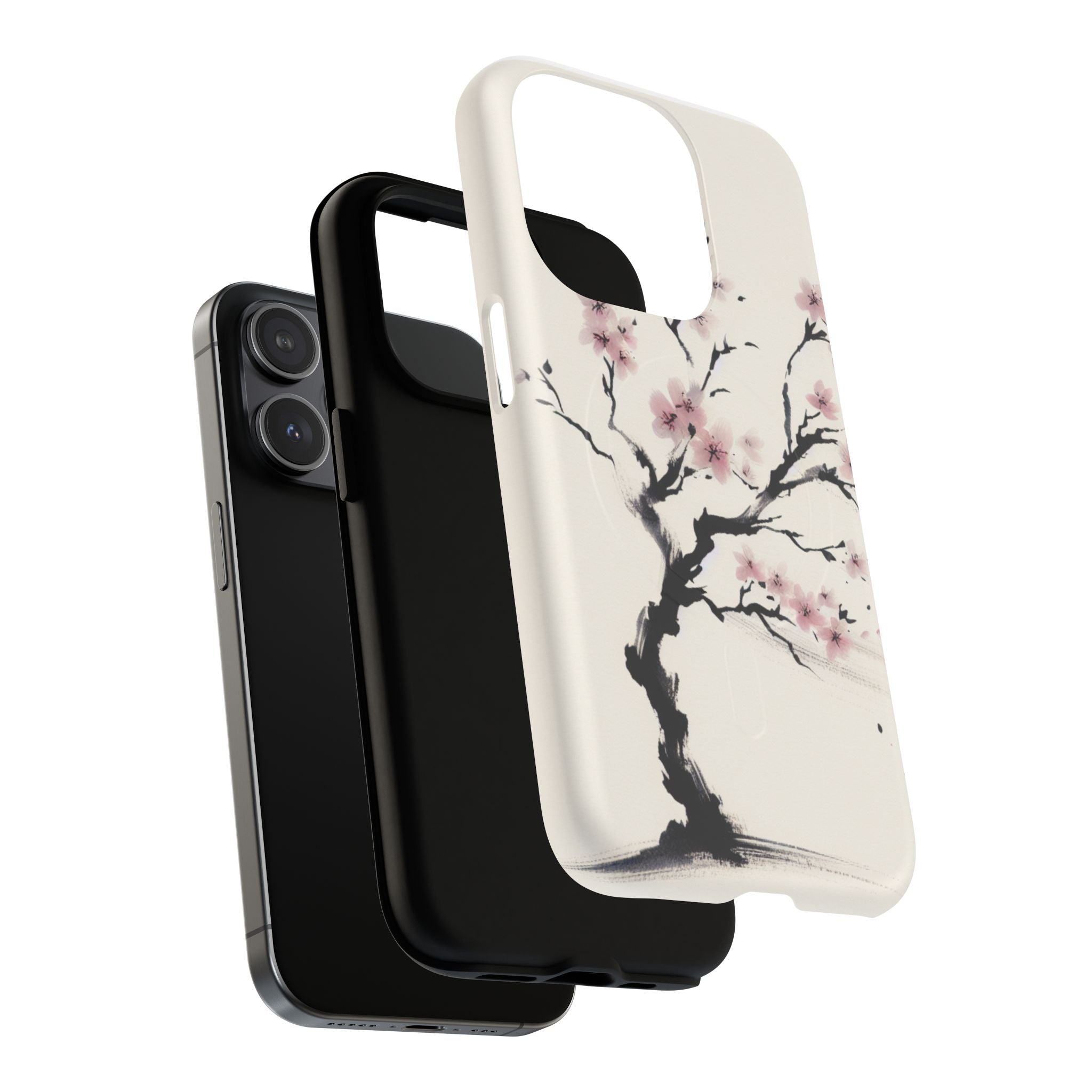 Cherry Blossom Tough Case, Floral Phone Cover, Protective Phone Case, Spring Gift, Unique Cell Phone Case