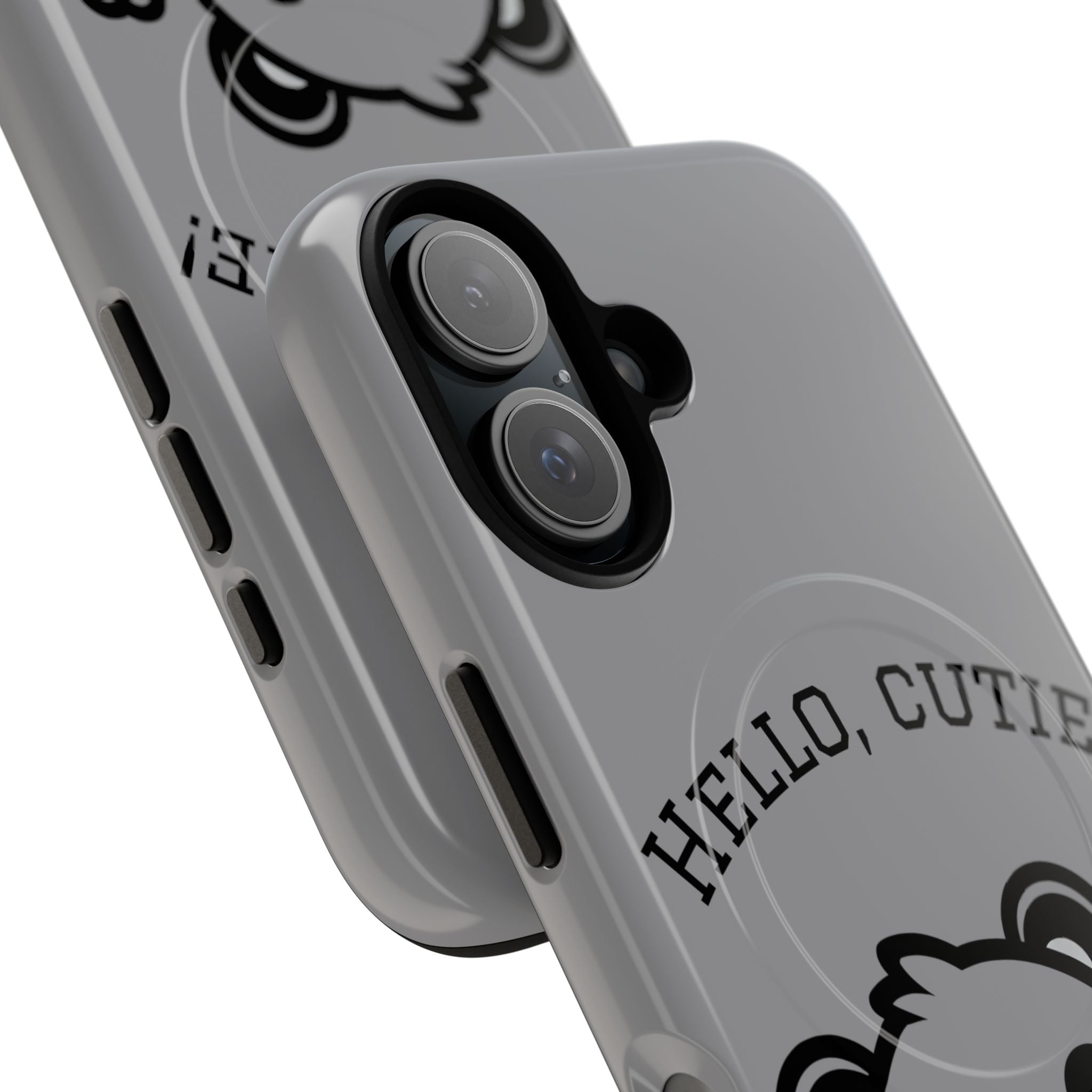 Cute Panda Phone Case, Tough Magnetic Cases for iPhone, Hello Cutie Design, Fun Gift for Kids, Unique Tech Accessories