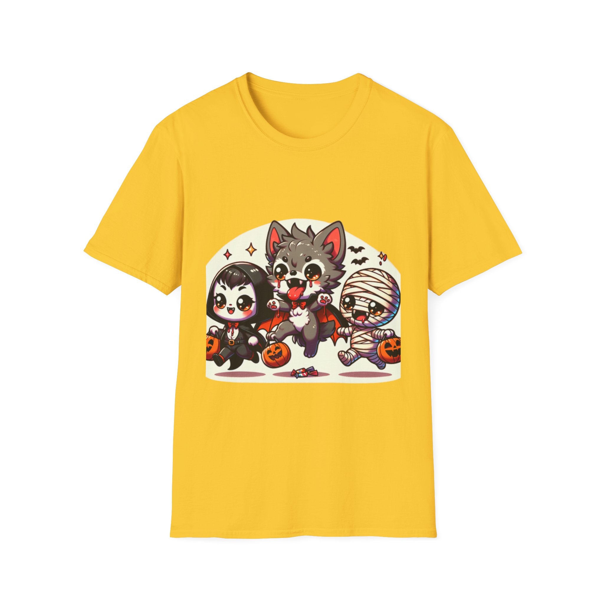 Cute Halloween Kids T-Shirt, Unisex Tee for Fall Festivals, Trick or Treat, Costume Party, Gift Idea