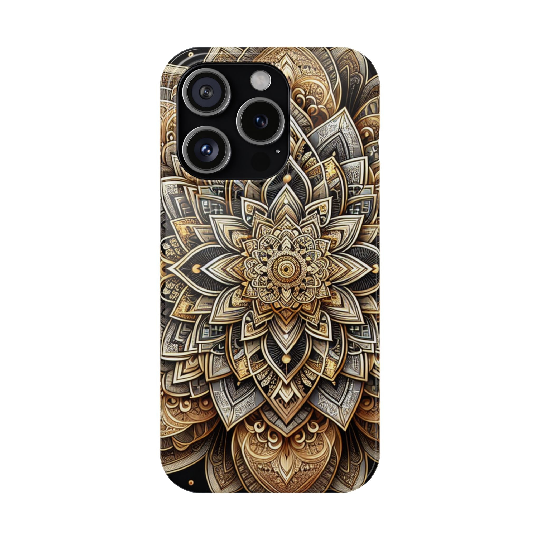 Ornate Mandala Phone Case | Boho Slim Cases for iPhone | Unique Art Gifts | Trendy Phone Accessories | Ideal for Her | Birthday & Holidays