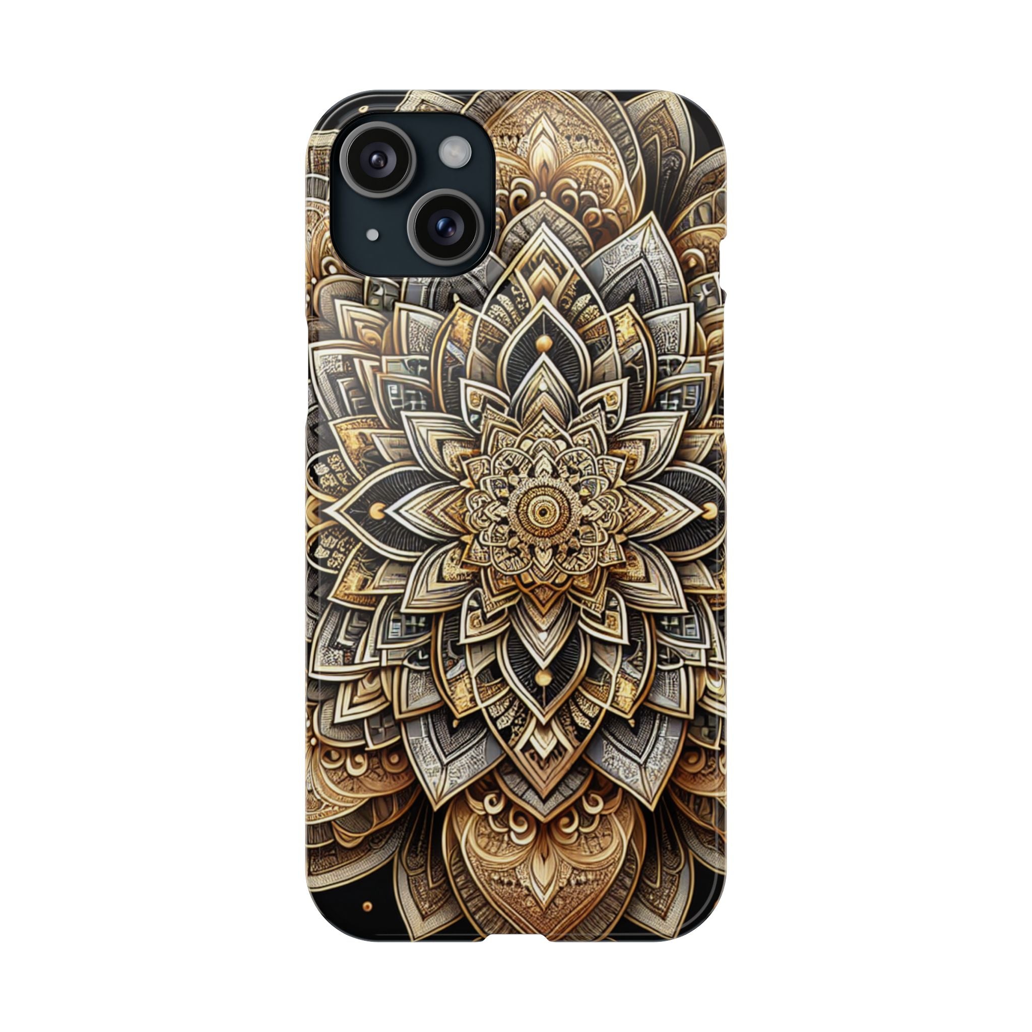 Ornate Mandala Phone Case | Boho Slim Cases for iPhone | Unique Art Gifts | Trendy Phone Accessories | Ideal for Her | Birthday & Holidays