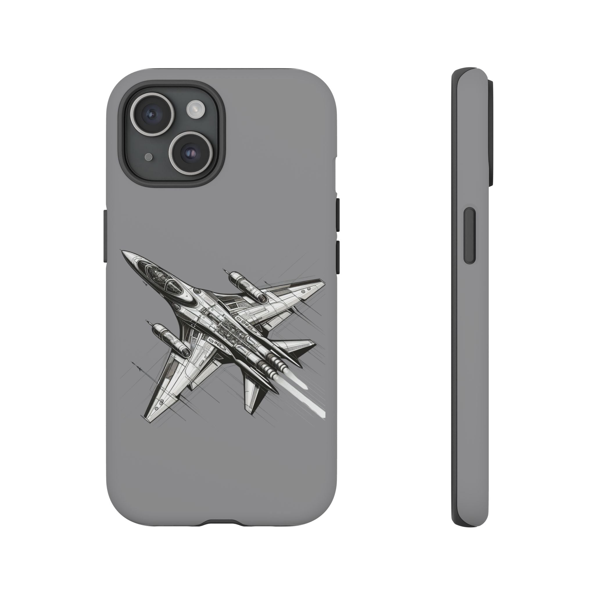 Tough Cases - Airplane Phone Case, Fighter Jet Design, Gift for Aviation Lovers, Durable Protection, Cool Tech Accessories