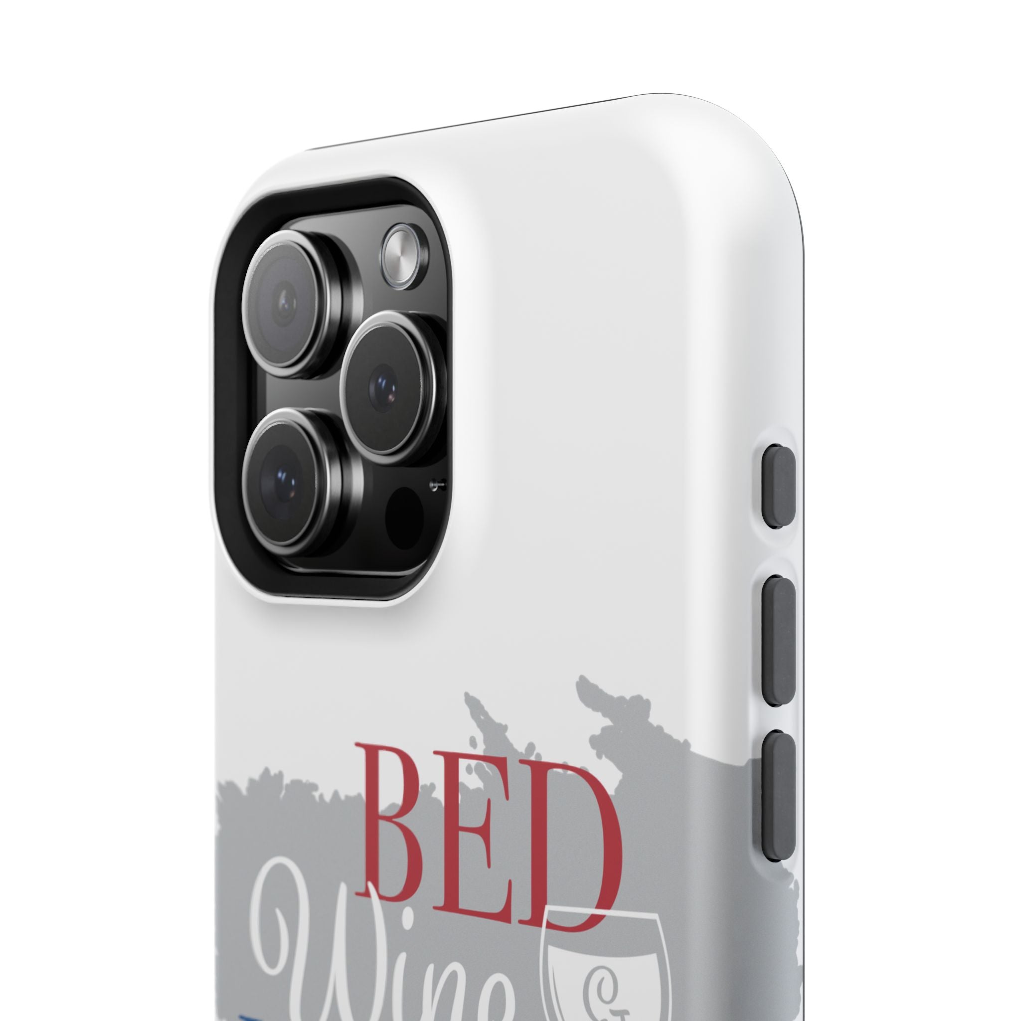 Wine & Blue Phone Case, Impact-Resistant Cellphone Cover, Gift for Wine Lovers, Fun Accessory for Celebrations, Stylish Protection