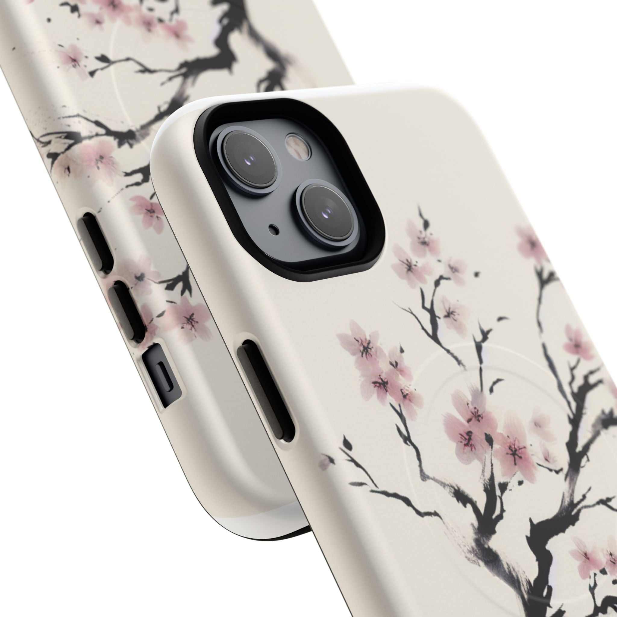 Cherry Blossom Tough Case, Floral Phone Cover, Protective Phone Case, Spring Gift, Unique Cell Phone Case