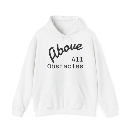 Above All Obstacles Hoodie - Motivational Sweatshirt, Unisex Graphic Hooded Sweatshirt, Gift for Dreamers, Travel Inspired Apparel, [...]