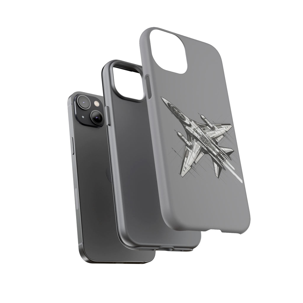 Tough Cases - Airplane Phone Case, Fighter Jet Design, Gift for Aviation Lovers, Durable Protection, Cool Tech Accessories