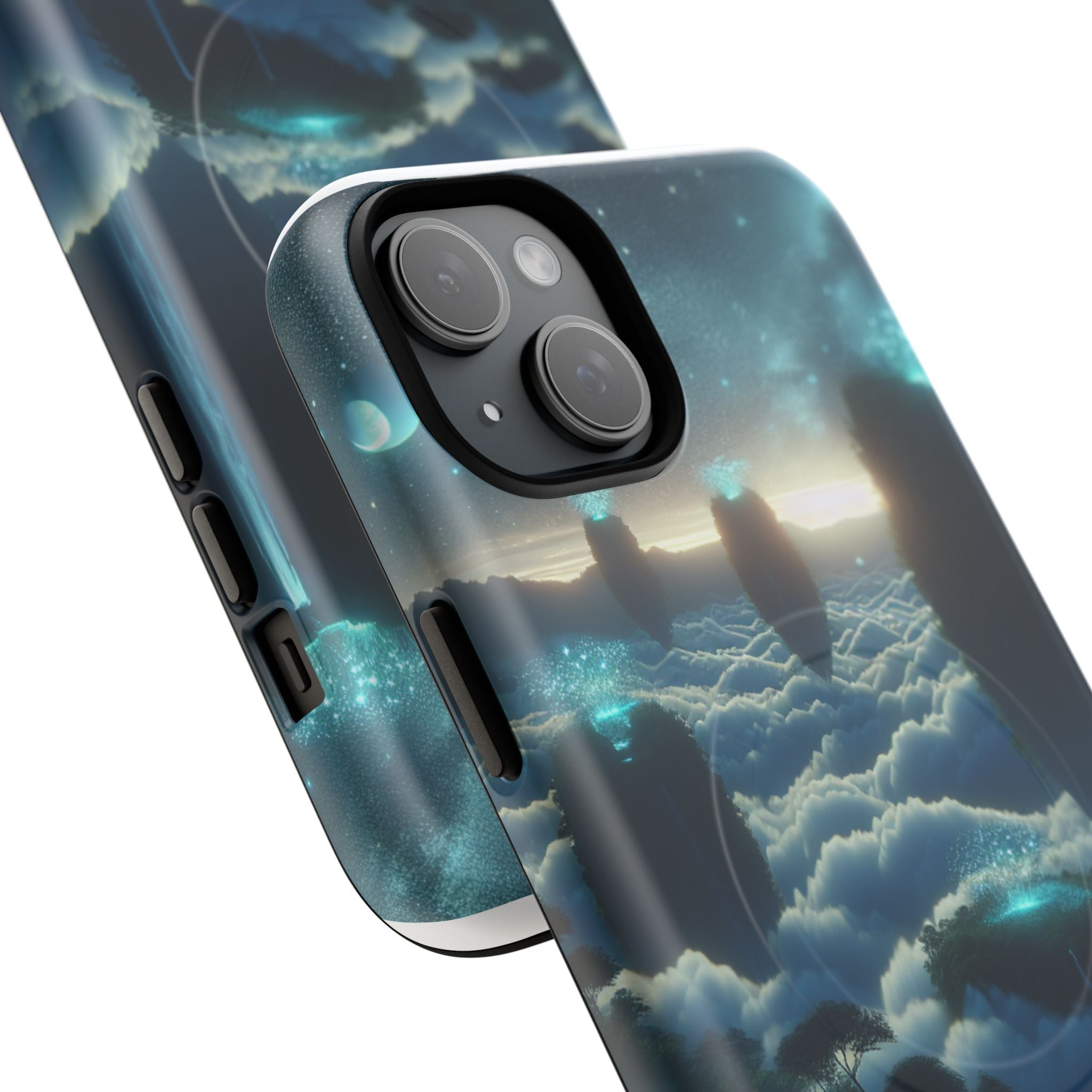 Dreamy Landscape Magnetic Phone Case, Tough Armor Cover, Cosmic Gift, Aesthetic Case for Cell Phones, Unique Phone Accessory