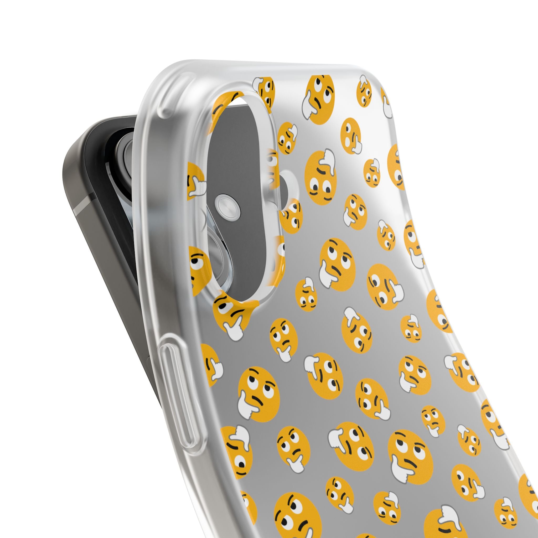 Cheerful Emoji Phone Cases, Cute Flexi Cases for iPhone, Fun Cell Phone Accessories, Gift for Teens, Birthday Party Favor