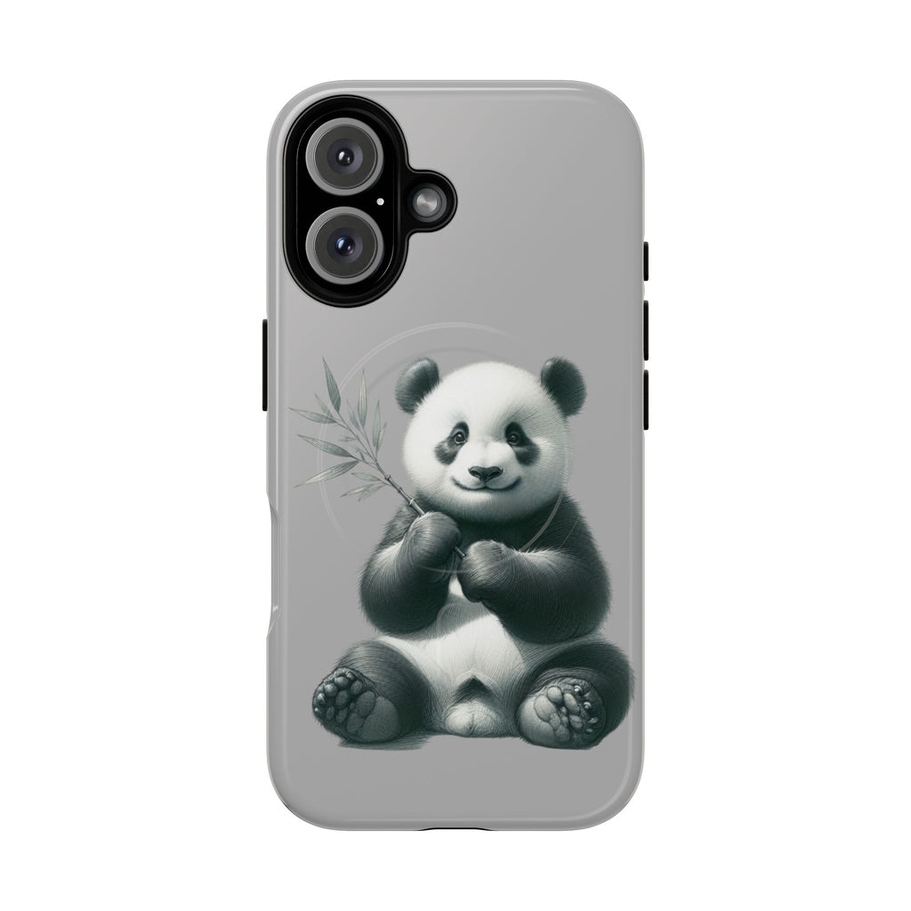 Cute Panda Magnetic Phone Case, Durable Phone Cover, Gift for Animal Lovers, Cute Phone Accessory, Stylish Protection Case