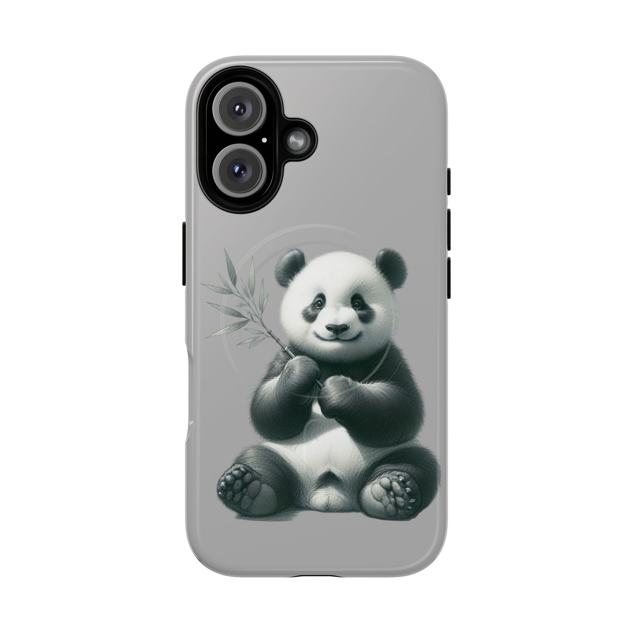 Cute Panda Magnetic Phone Case, Durable Phone Cover, Gift for Animal Lovers, Cute Phone Accessory, Stylish Protection Case