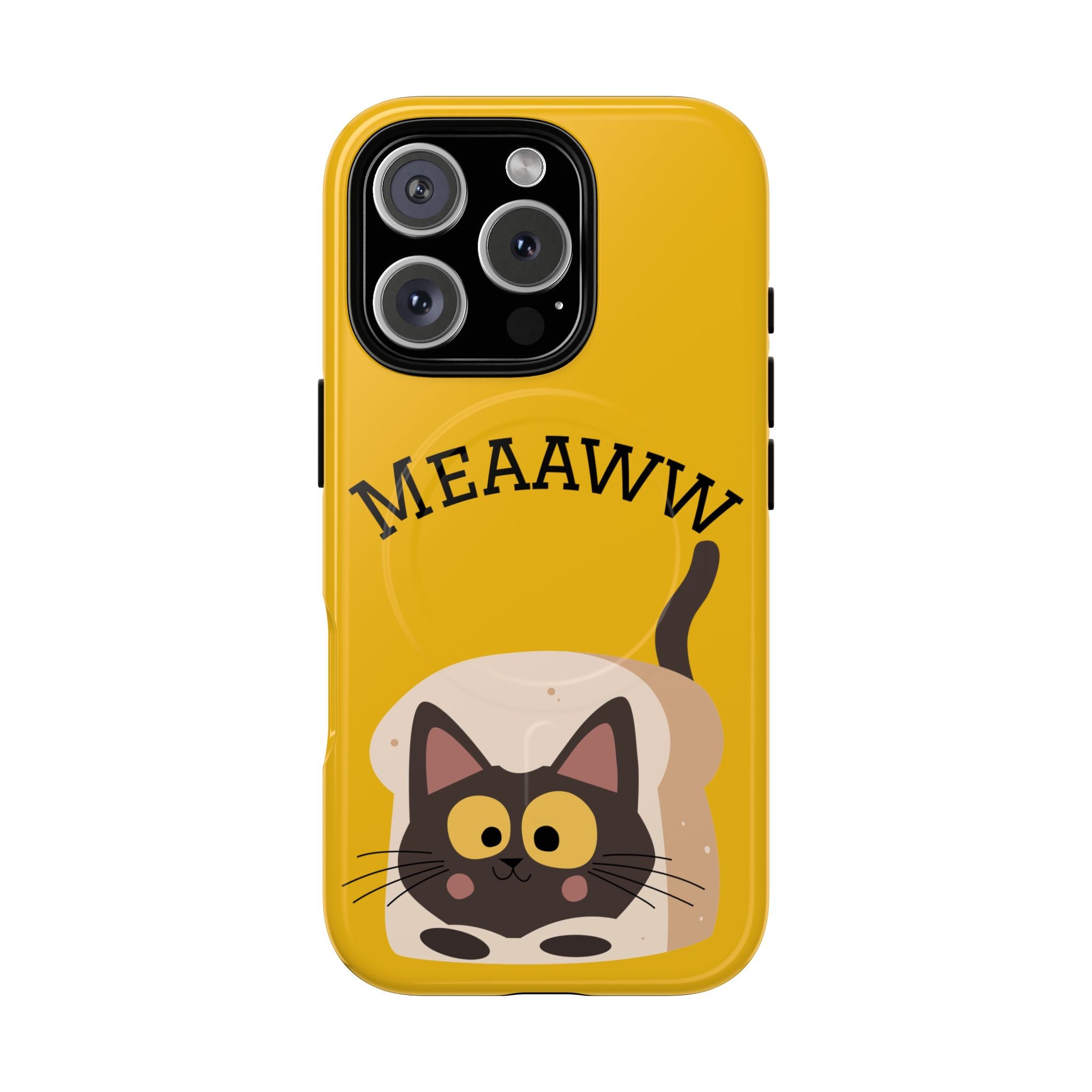 Funny Cat Phone Case for Pet Lovers, Tough Magnetic Cases, Cute Cat Accessory, Gift for Cat Owners, Unique Cat Themed Gift