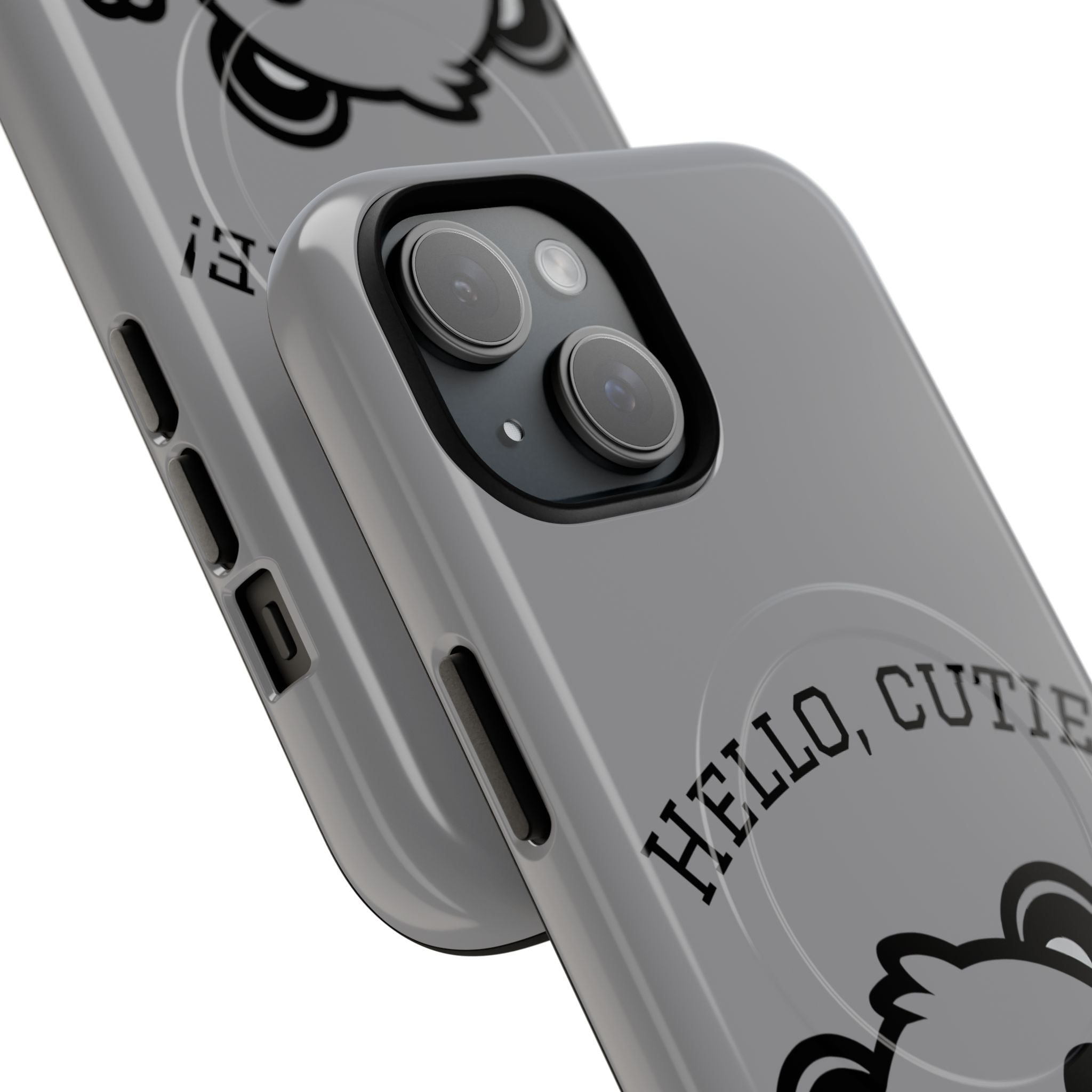 Cute Panda Phone Case, Tough Magnetic Cases for iPhone, Hello Cutie Design, Fun Gift for Kids, Unique Tech Accessories