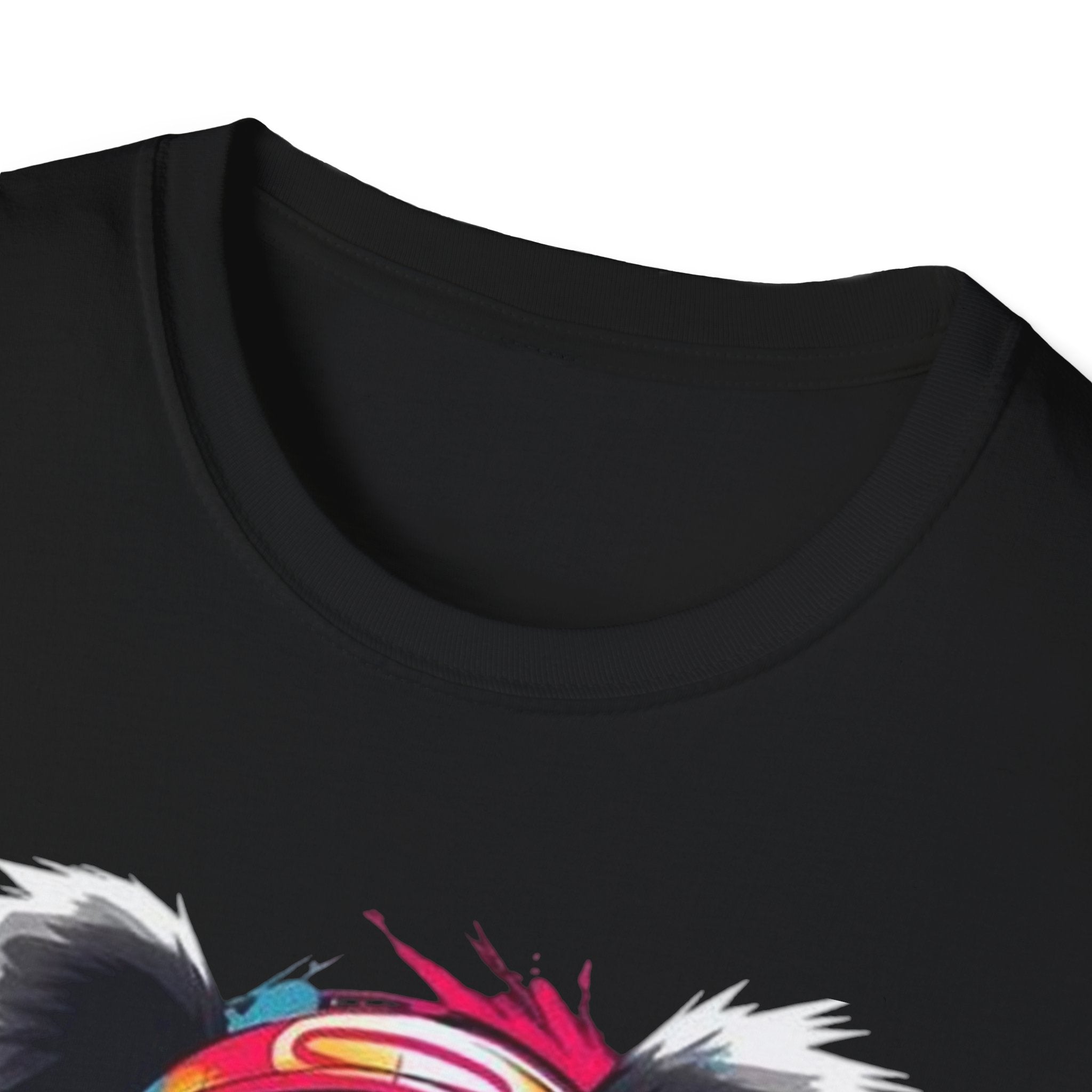 Colorful Panda Graphic Unisex T-Shirt | Cute Animal Tee for Casual Wear, Gifts, Eco-Friendly Fashion, Birthday Party