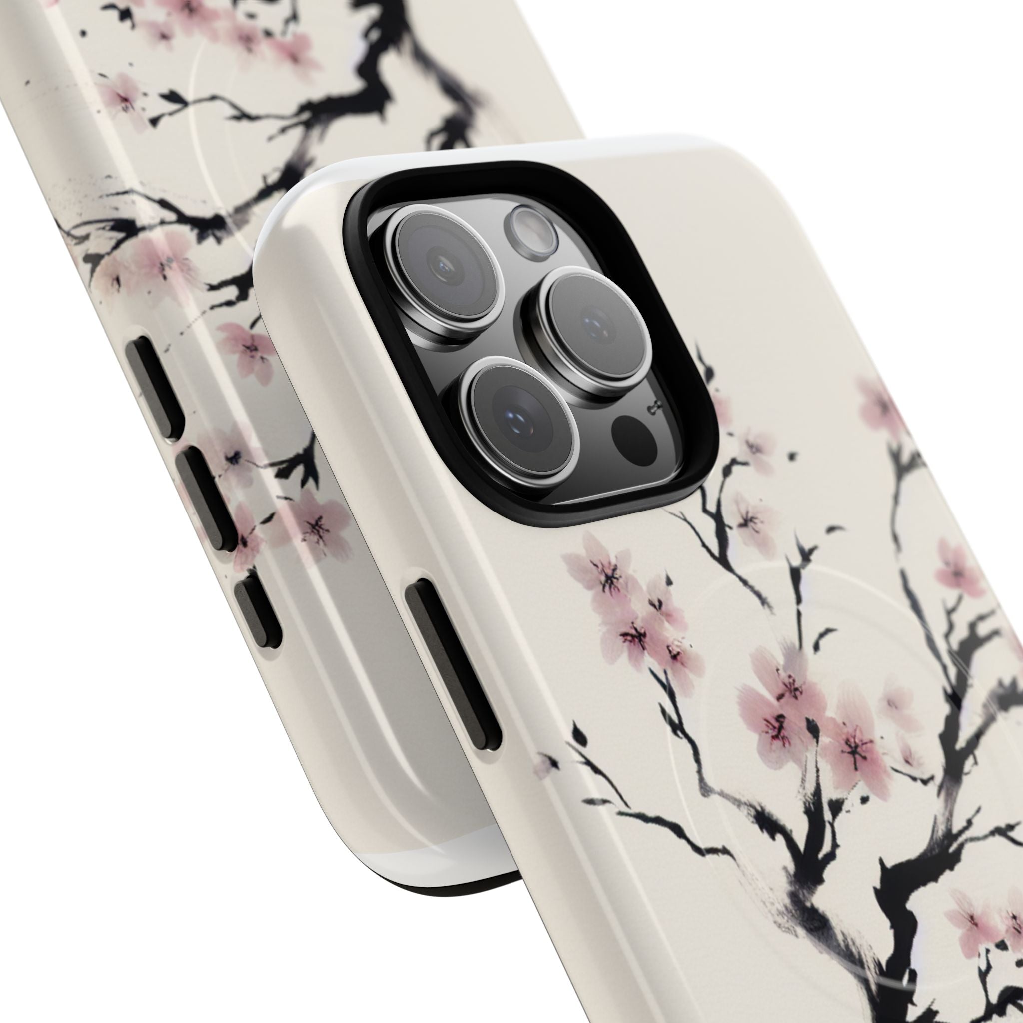 Cherry Blossom Tough Case, Floral Phone Cover, Protective Phone Case, Spring Gift, Unique Cell Phone Case