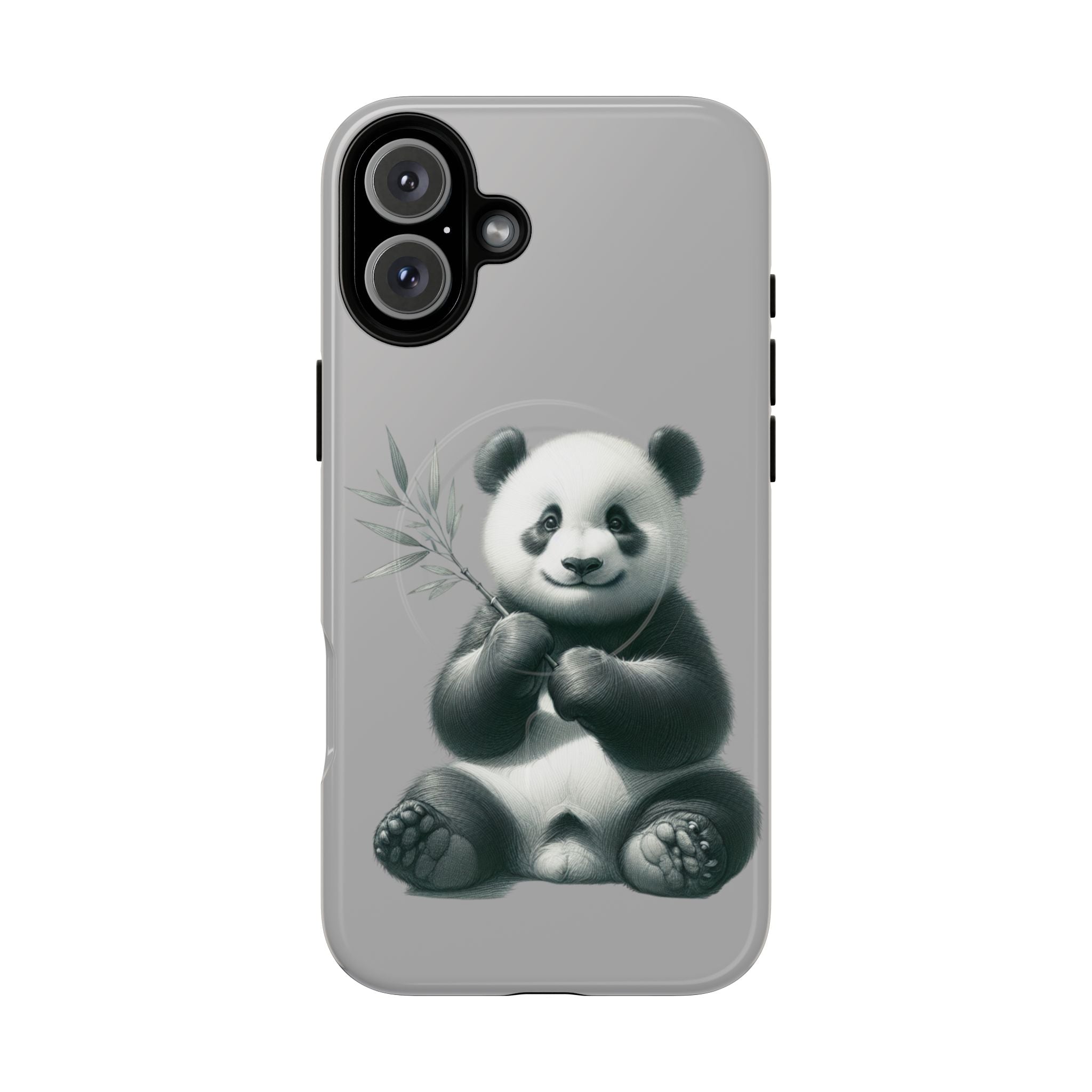 Cute Panda Magnetic Phone Case, Durable Phone Cover, Gift for Animal Lovers, Cute Phone Accessory, Stylish Protection Case