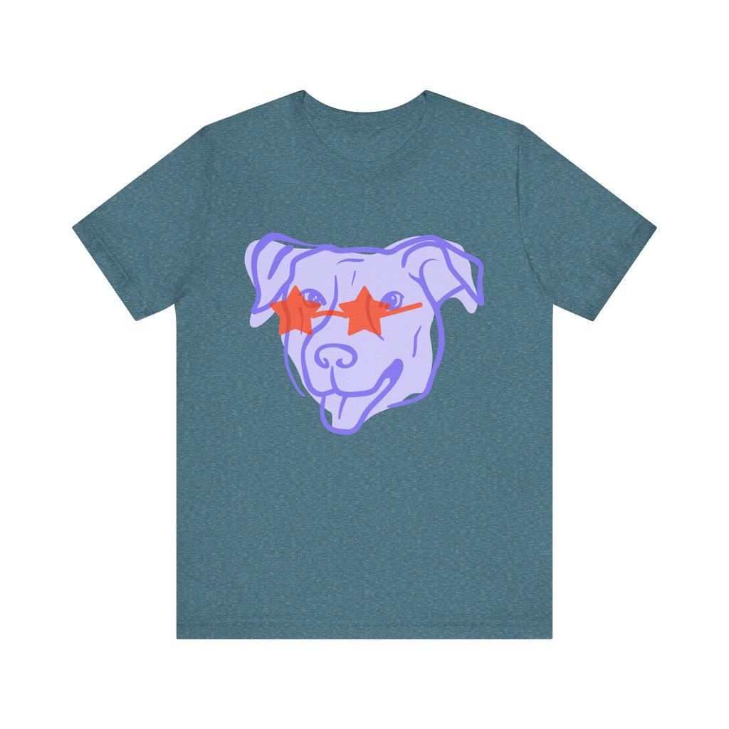 Cool Dog Design T-Shirt, Pet Lover Gift, Casual Wear, Funny Graphic Tee, Birthday Gift