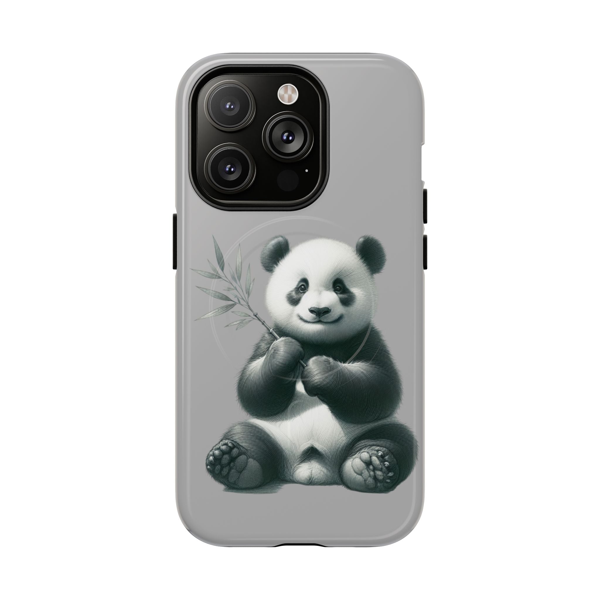Cute Panda Magnetic Phone Case, Durable Phone Cover, Gift for Animal Lovers, Cute Phone Accessory, Stylish Protection Case